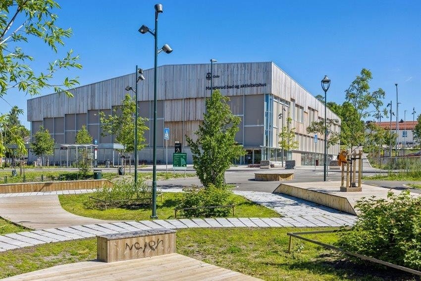 Manglerud bad ble åpnet i 2022 til for store og små. Galleribilde