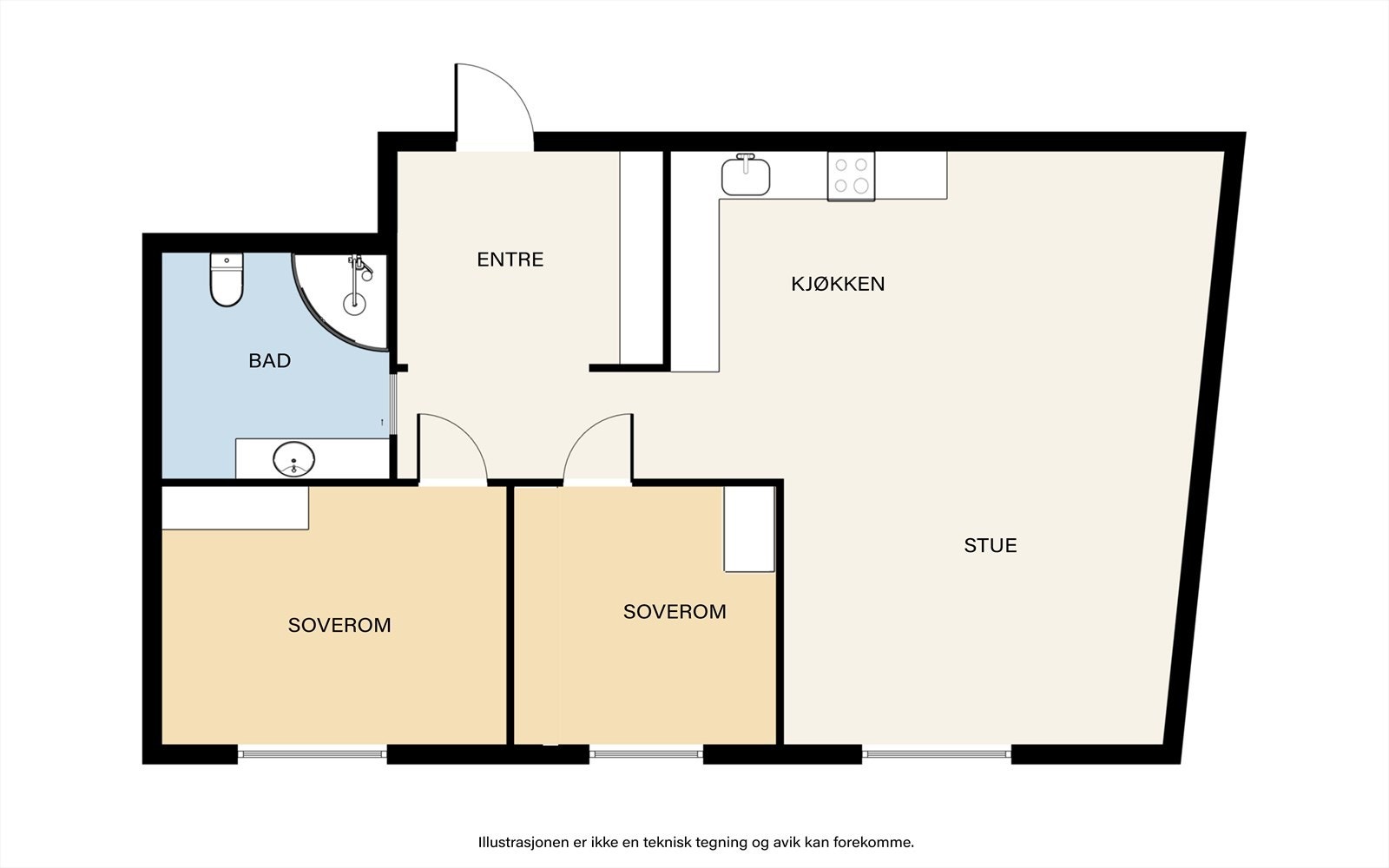 Plantegning Galleribilde