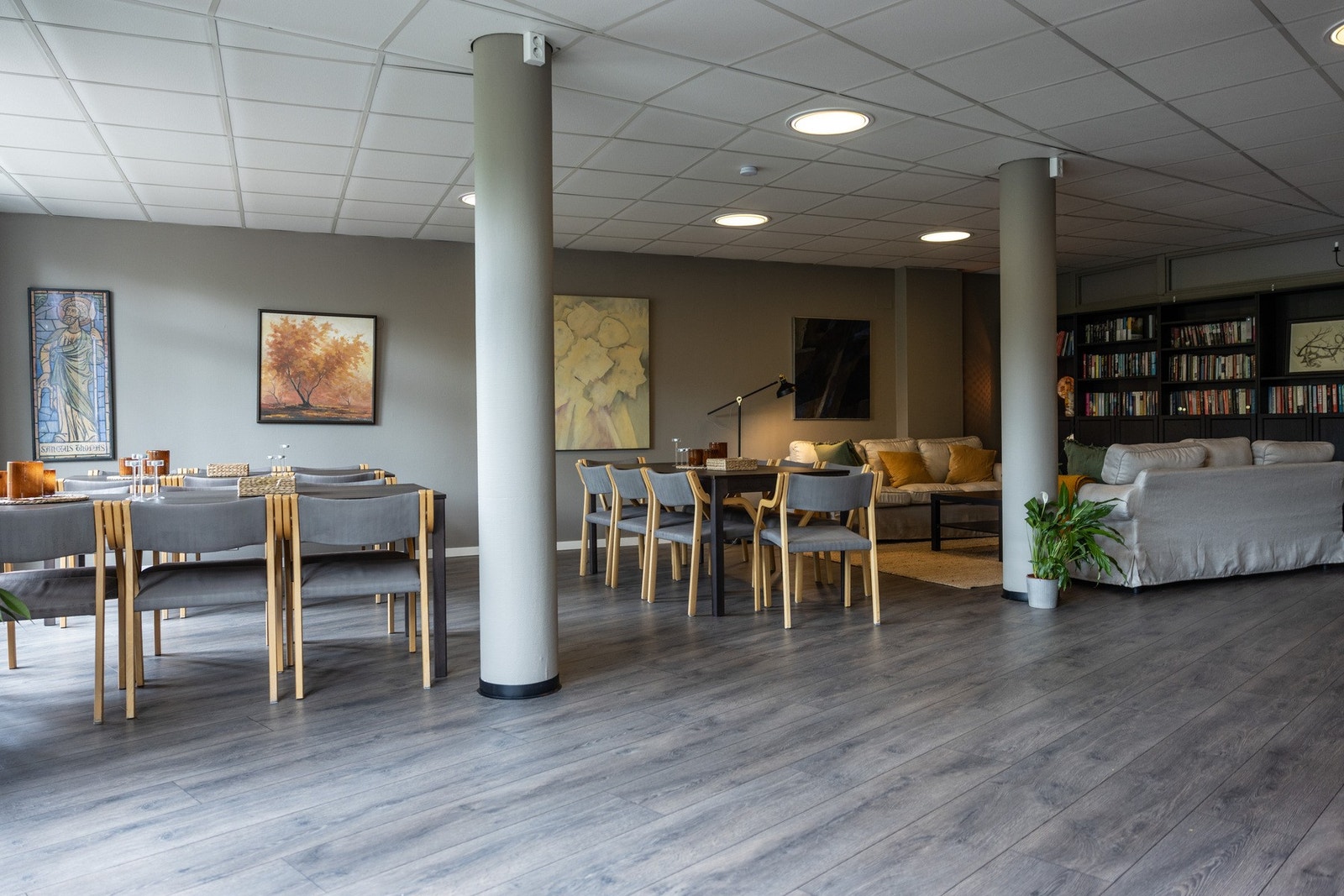 Flott fellesstue. Galleribilde
