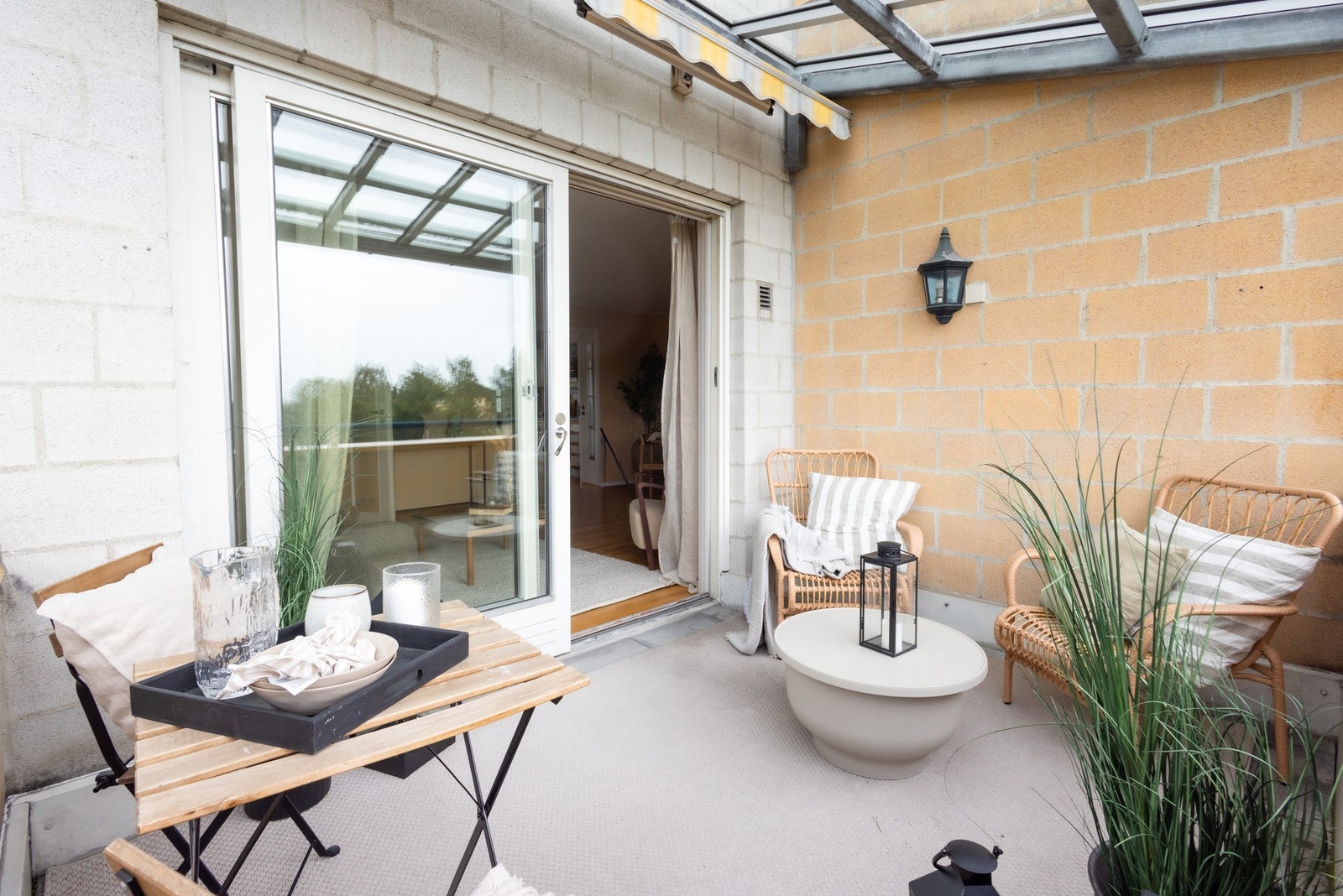 Balkongen er et nydelig sted å oppholde seg på varme sommerdager. Galleribilde
