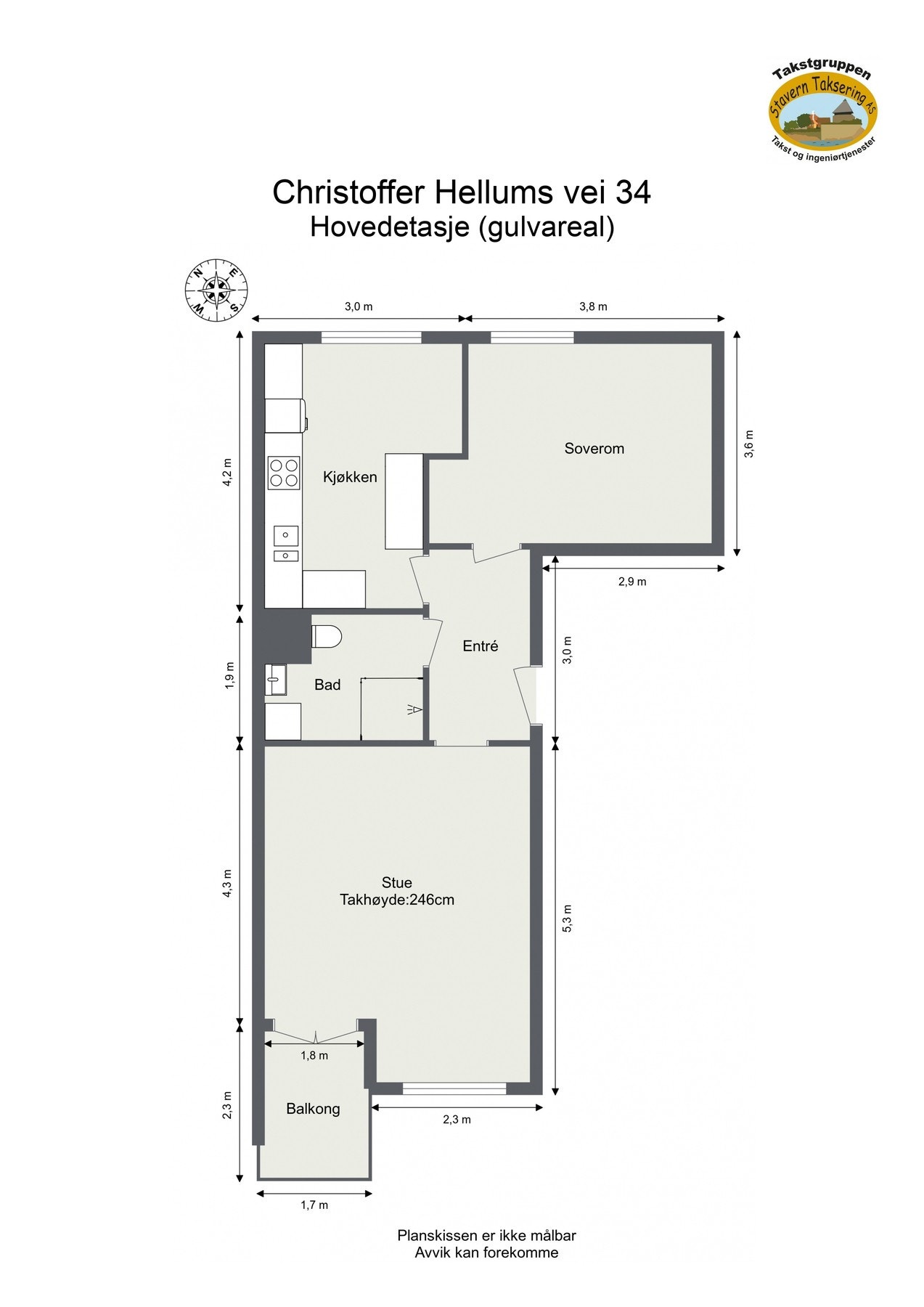 Plantegning - Galleribilde