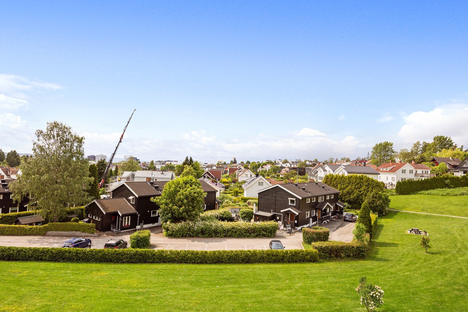 Hyggelig utsyn fra balkongen. Galleribilde