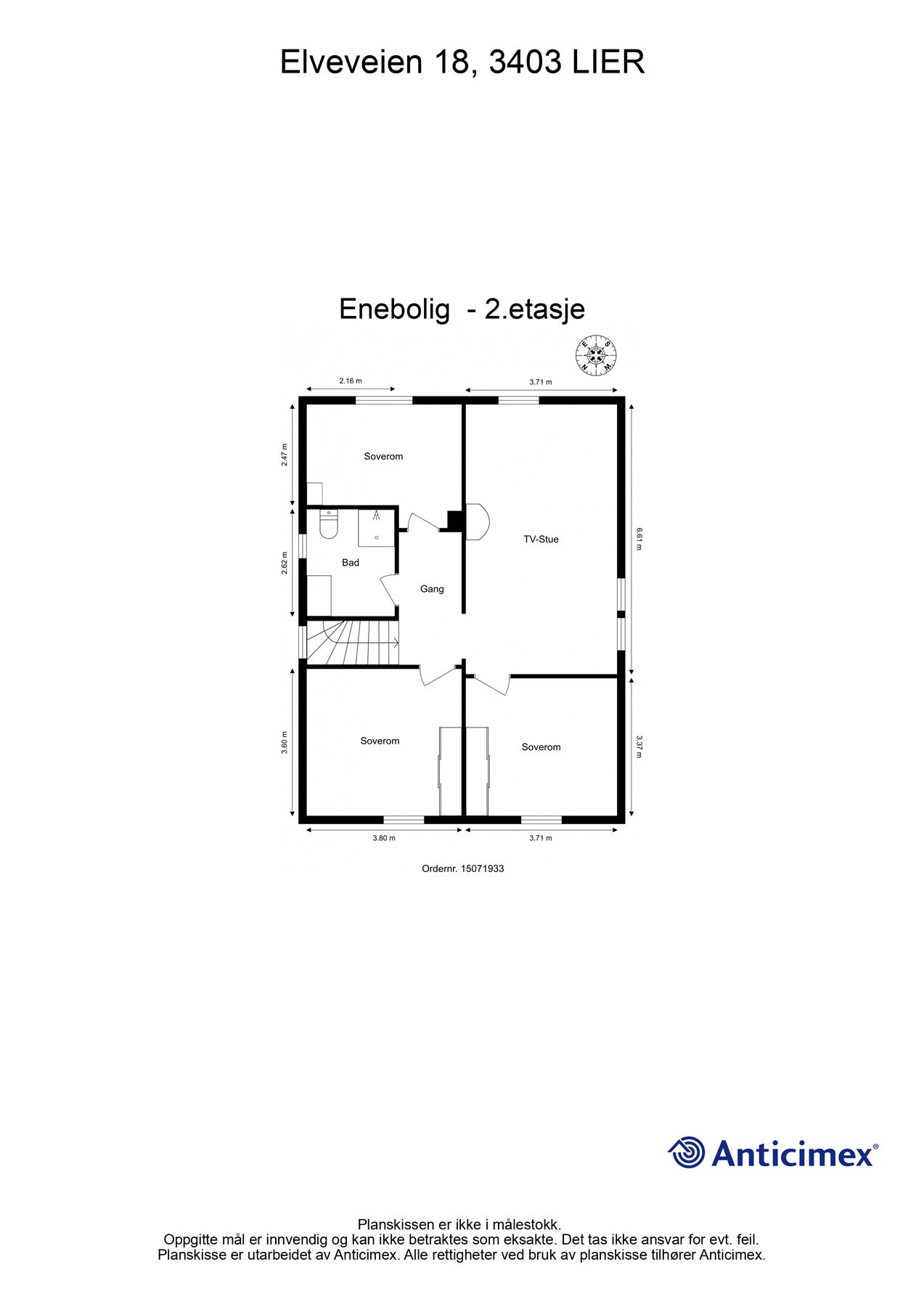 Planskisse 2.Etg Galleribilde