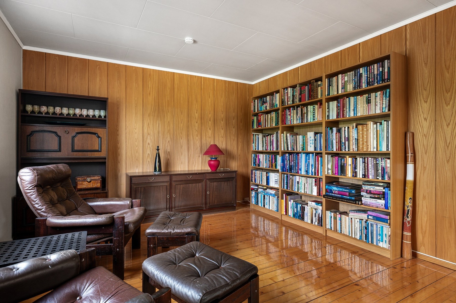 Bibliotek/Tv stue Galleribilde