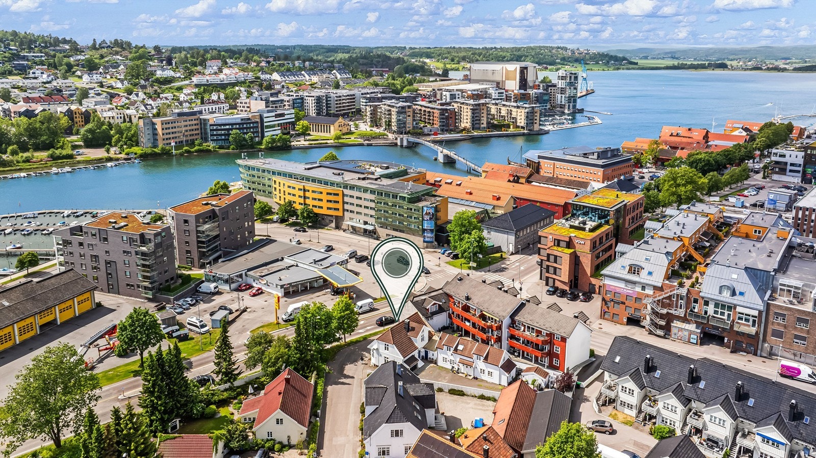 Her kan du spasere til det aller meste fra boligen! Galleribilde