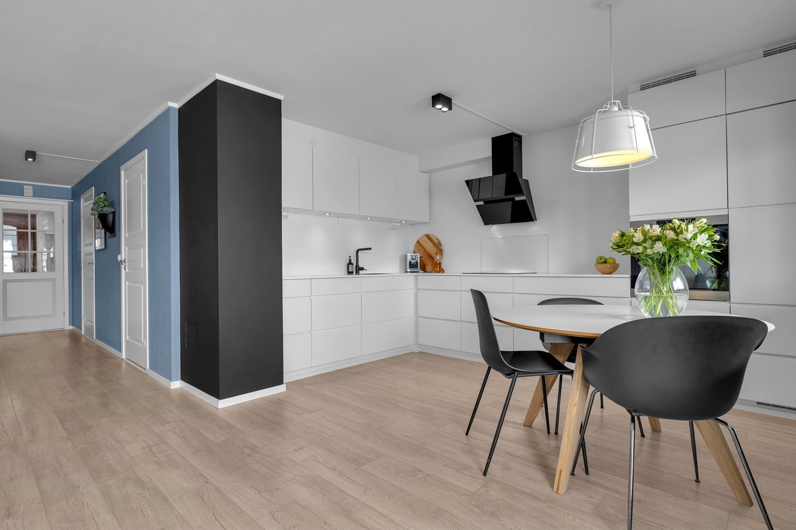 Åpen stue- og kjøkkenløsning Galleribilde