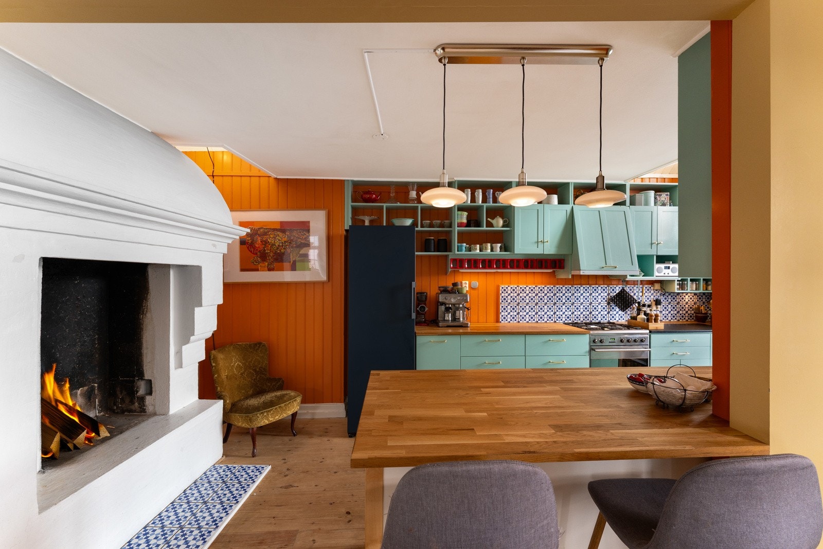 En utstrakt ende gjør det sosiale enkelt i både hverdag og ved spesielle anledninger Galleribilde