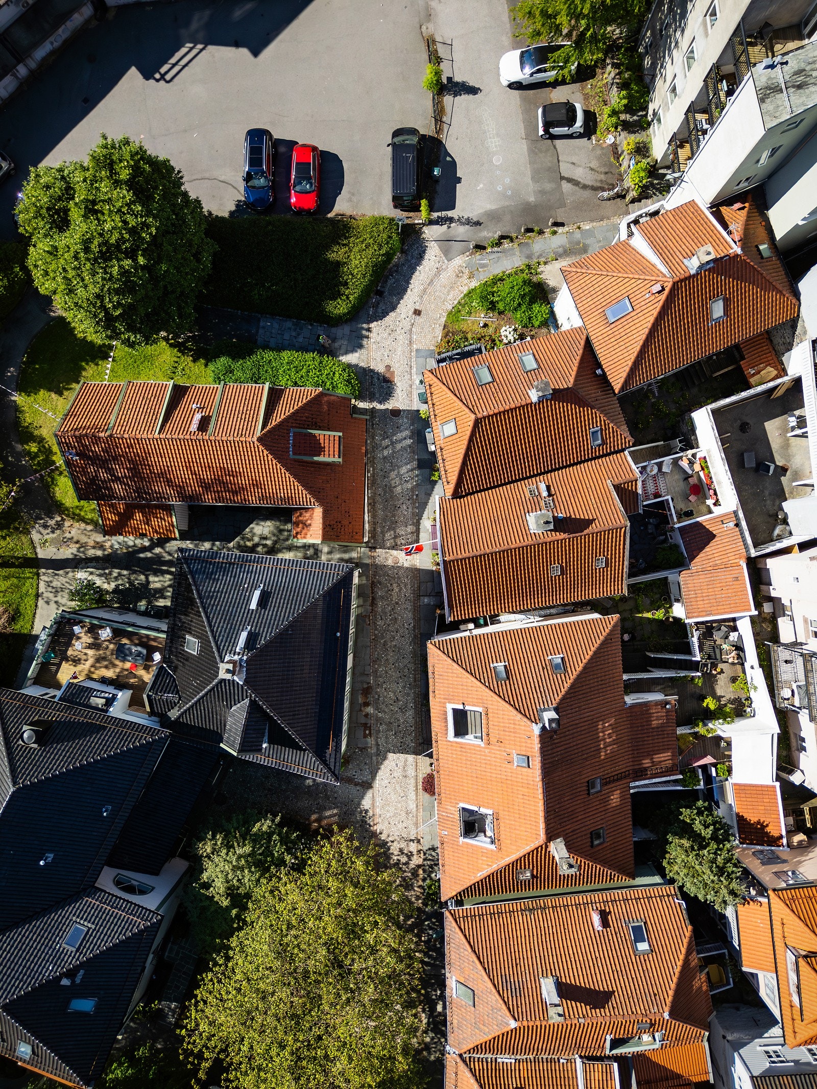 Eiendommen ovenfra Galleribilde