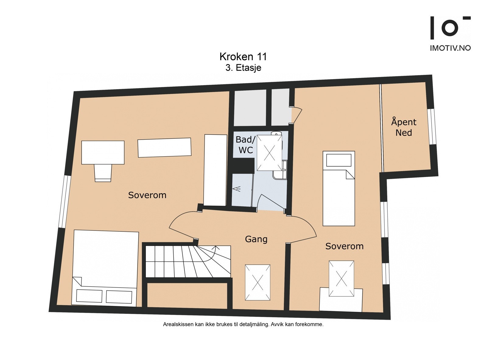 Plantegning 3.etasje Galleribilde