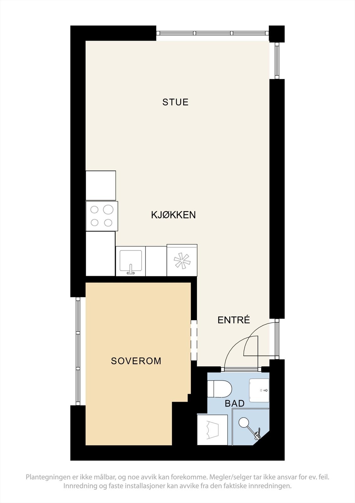 Plantegning Galleribilde