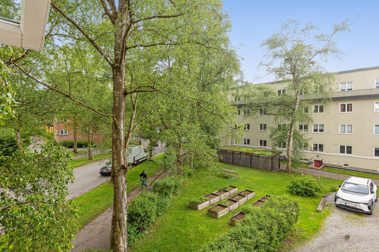 Utsikt mot fellesarealer Galleribilde