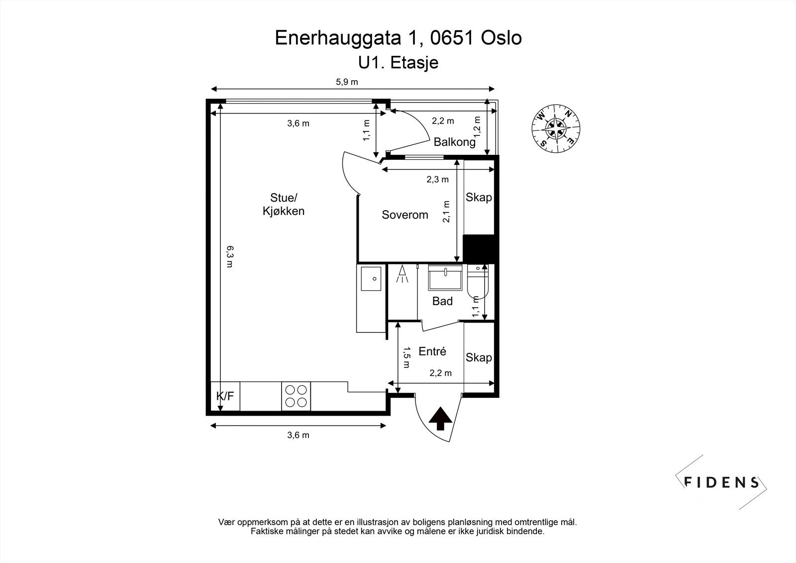 Plantegning Galleribilde