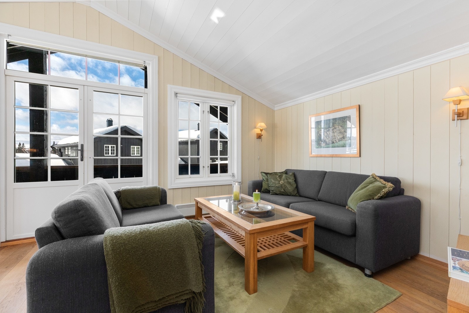 Utgang til overbygget terrasse Galleribilde