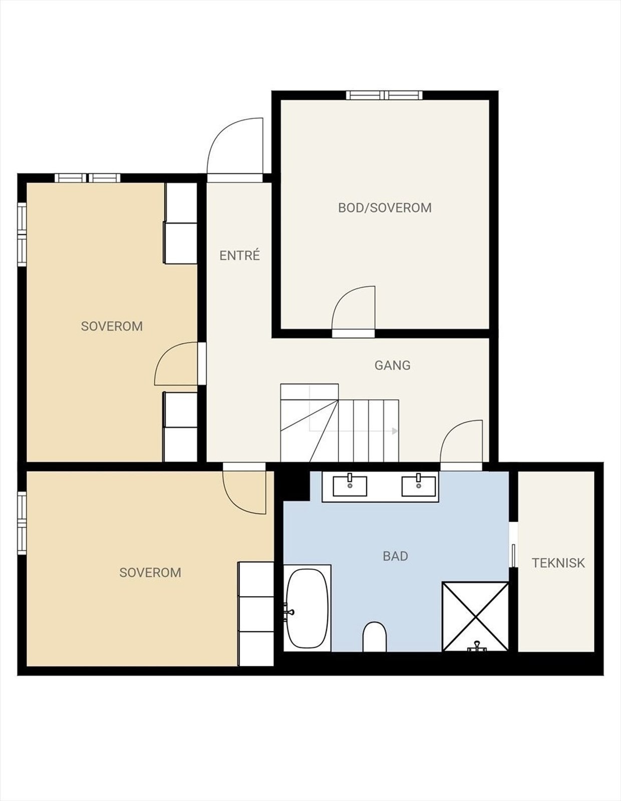 Underetasje hoveddel Galleribilde