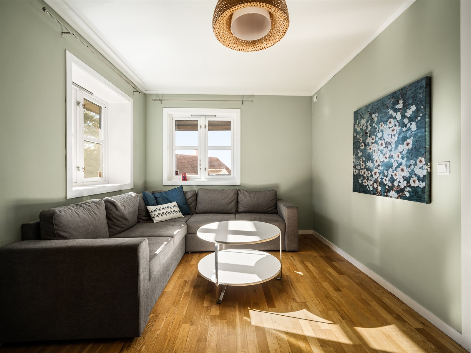 Dette soverommet på hele 15 kvm. benyttes i dag som TV-stue. Galleribilde