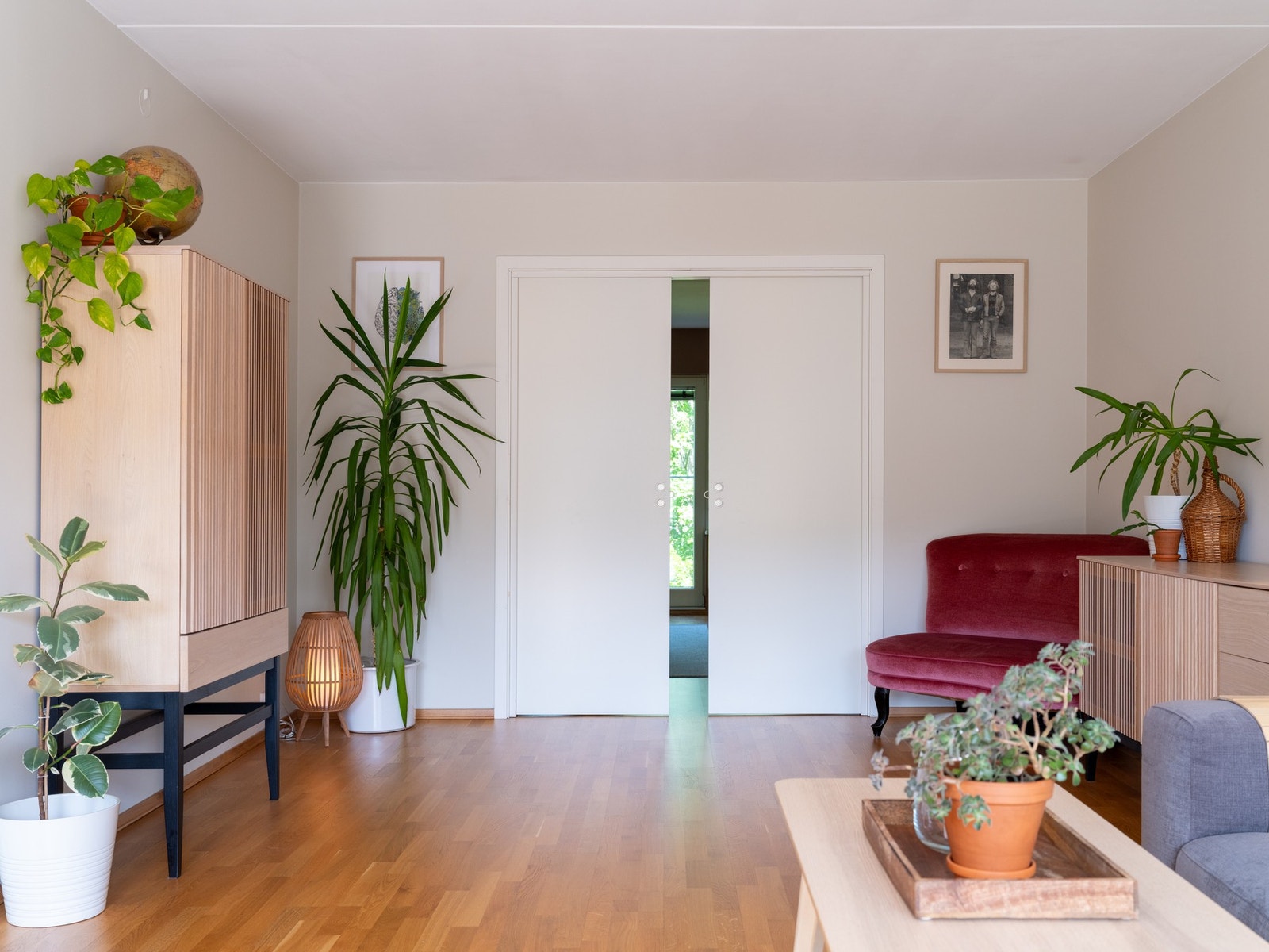 Her kan du enkelt trekke deg tilbake i fred og ro ved hjelp av skyvedørene ved behov for det. Galleribilde