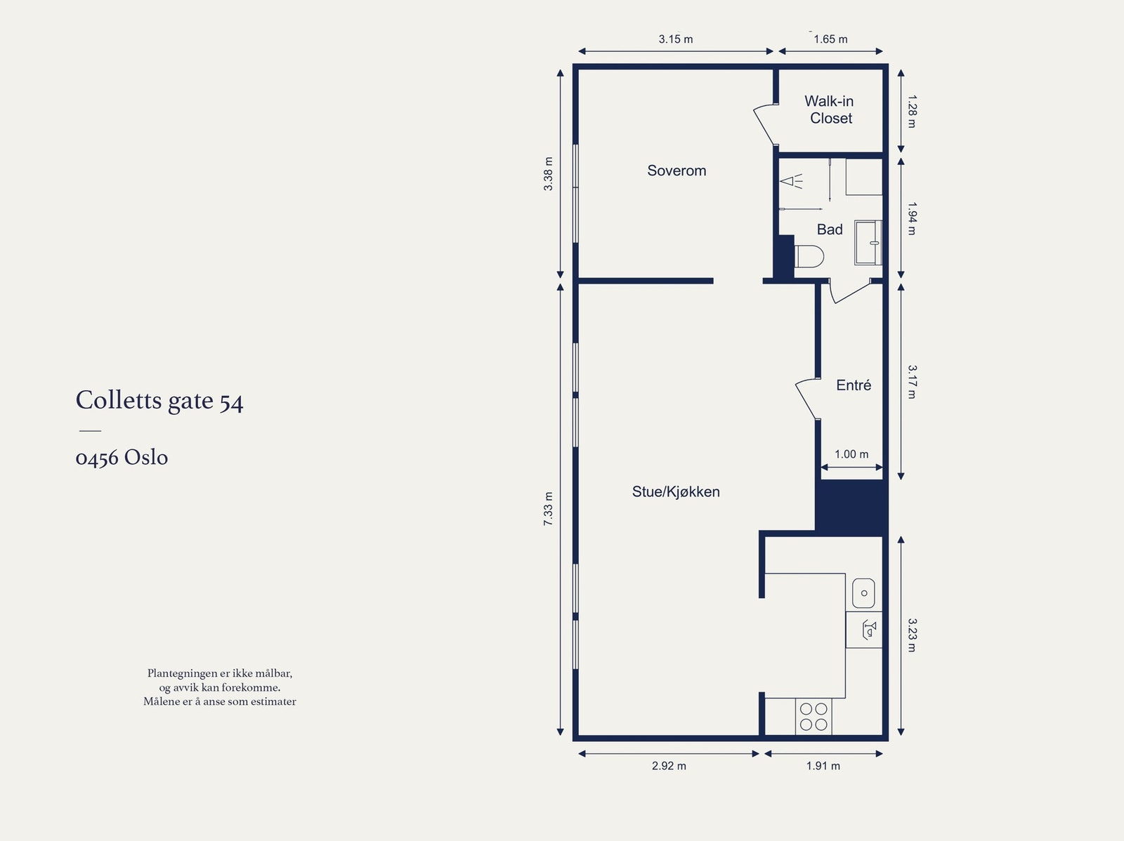Plantegning. Galleribilde