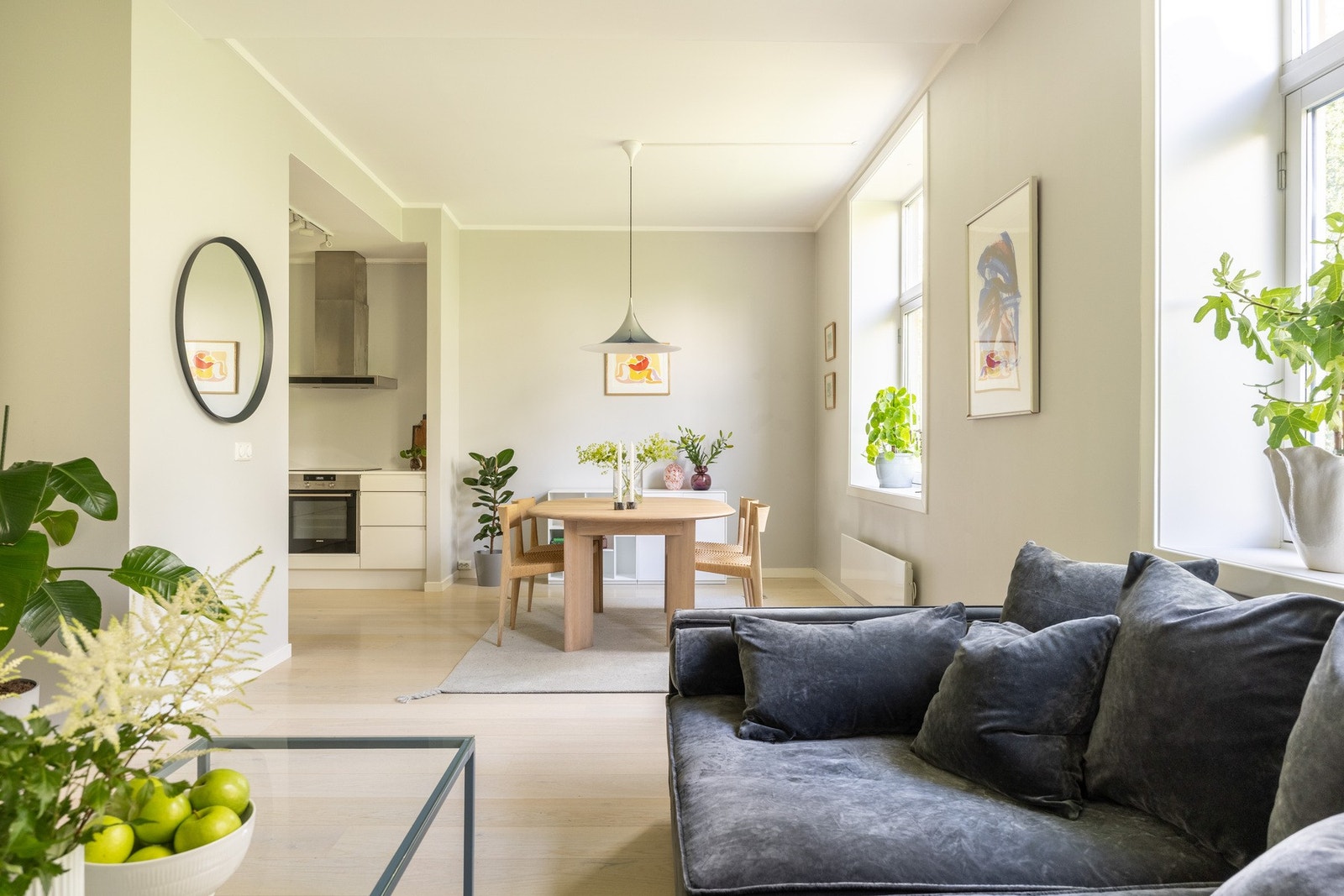 Det er god takhøyde og pene overflater. Galleribilde