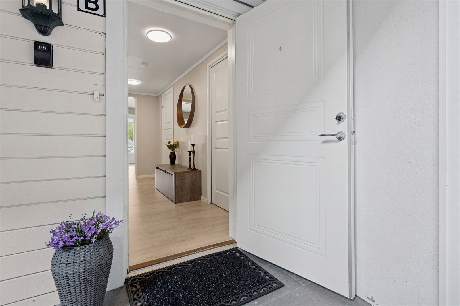 Hyggelig inngangsparti. Galleribilde