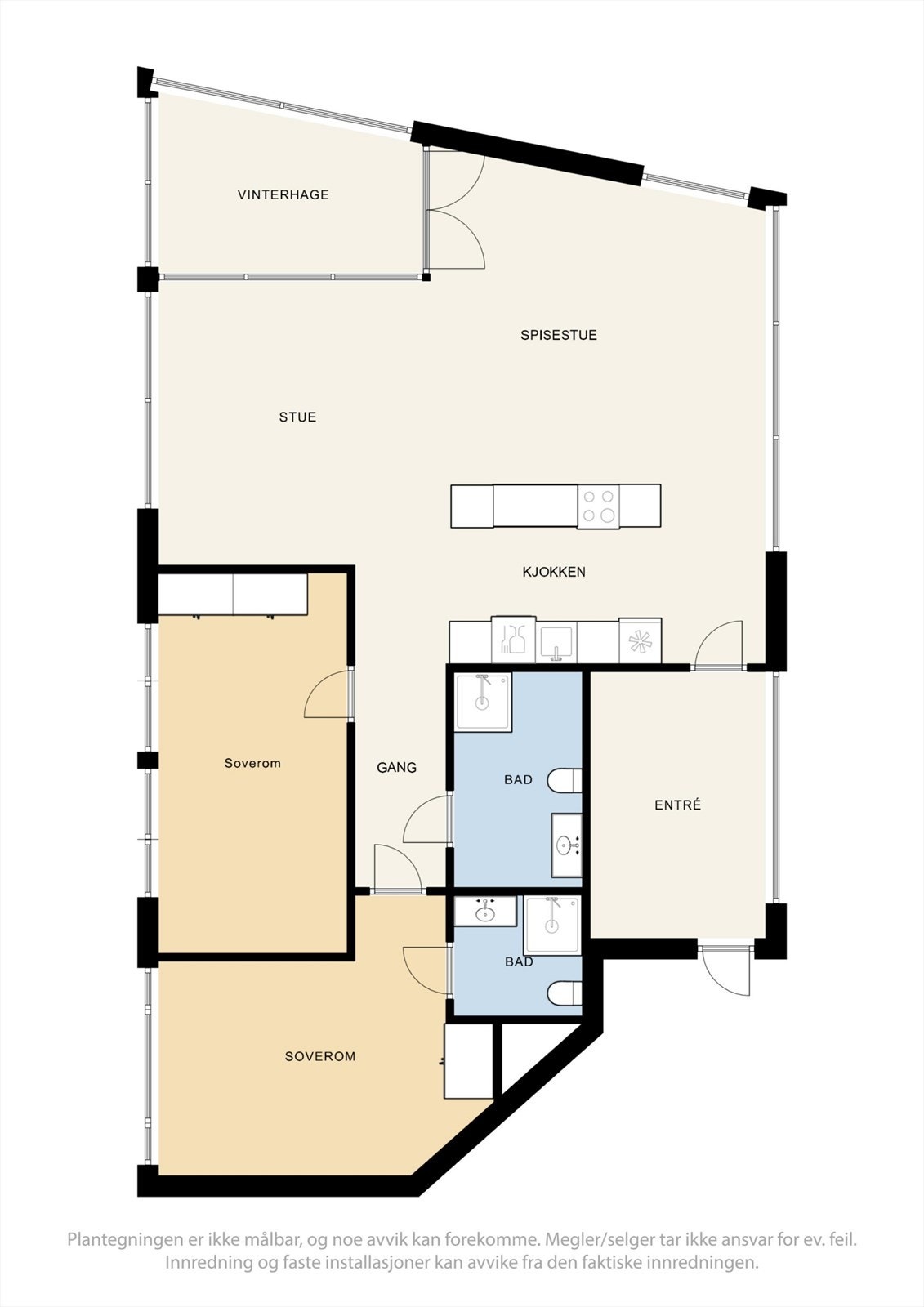 Plantegning Galleribilde