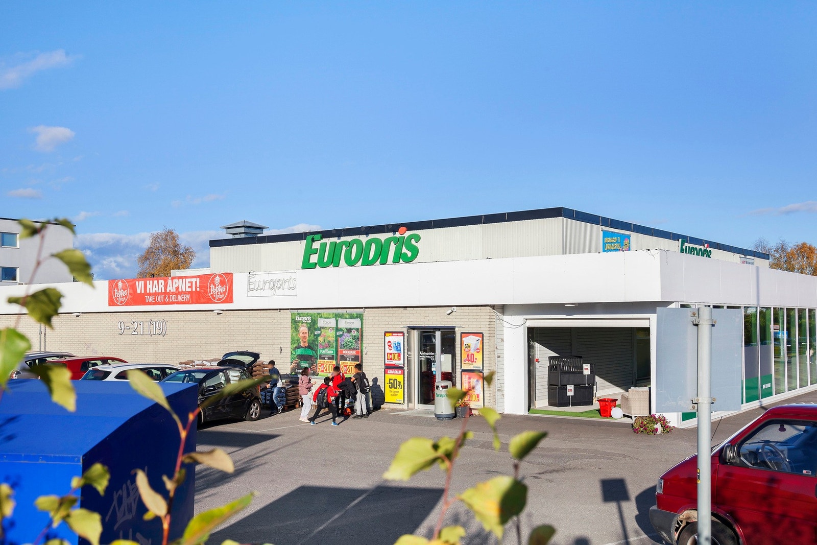 Europris i Skedsmokorset er et populært sted for handel. Galleribilde