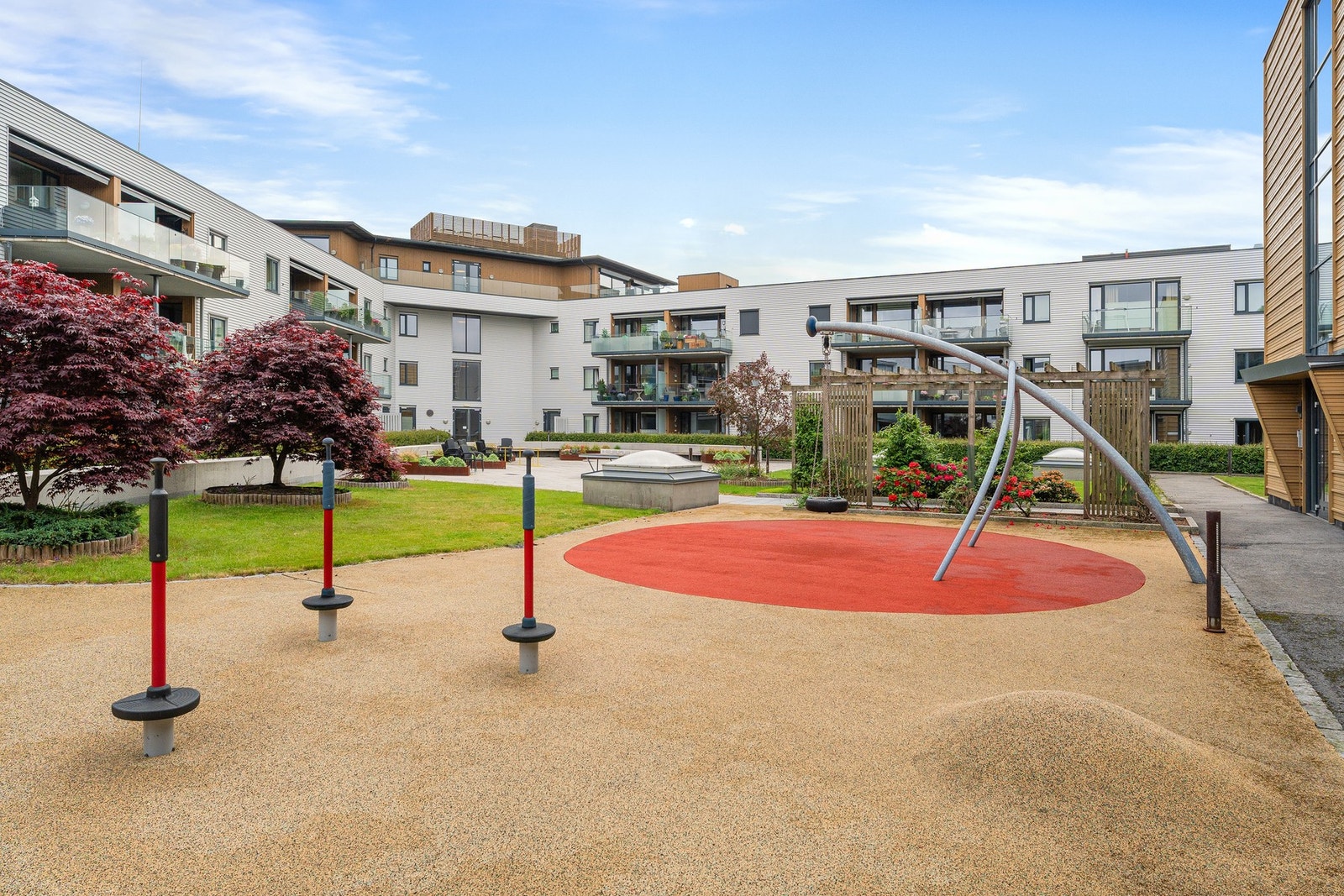 Opparbeidet fellesområder med aktiviteter for de fleste aldersgrupper Galleribilde