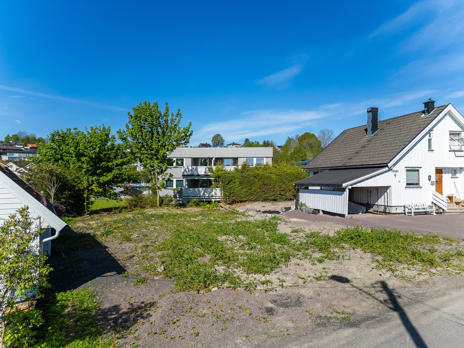 Bygning som tidligere sto her er revet og vann og avløp er plugget. Galleribilde