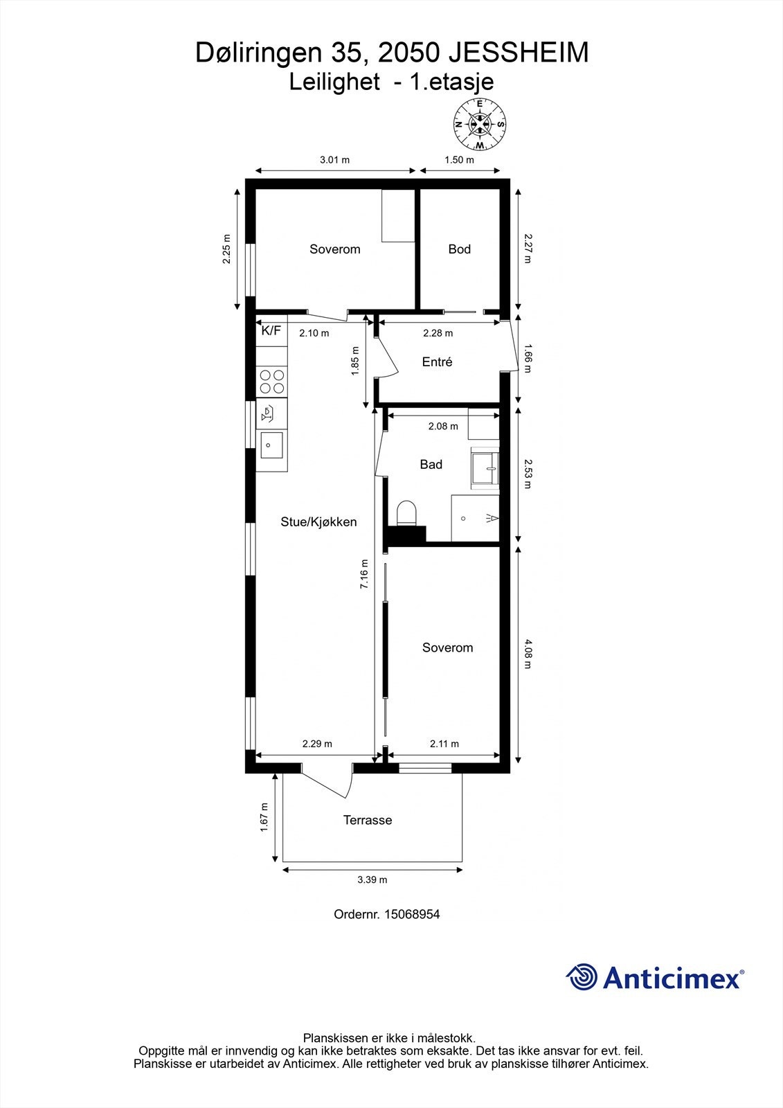 Plantegning Galleribilde