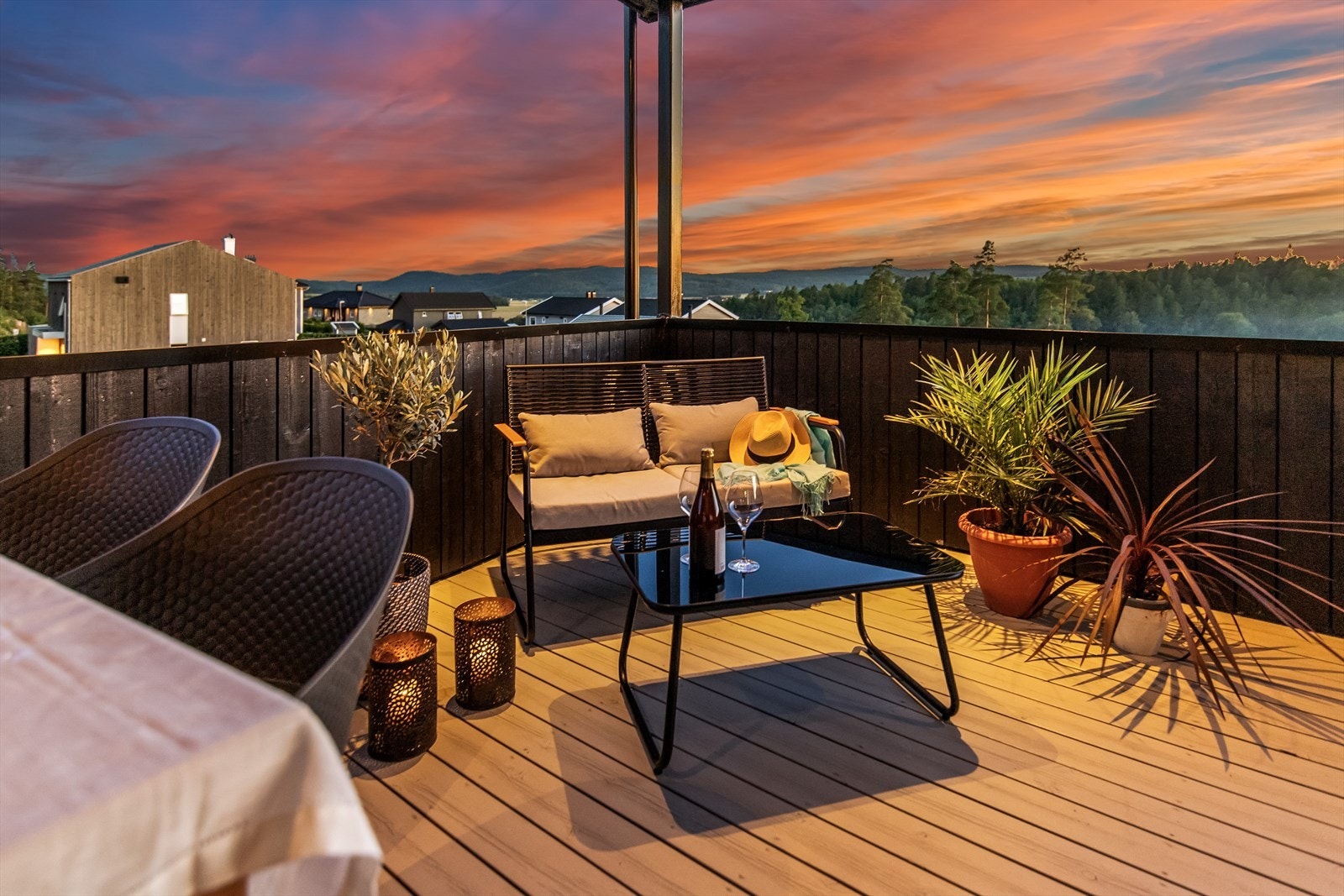 Her kan både fine dager- og kvelder virkelig nytes! Galleribilde