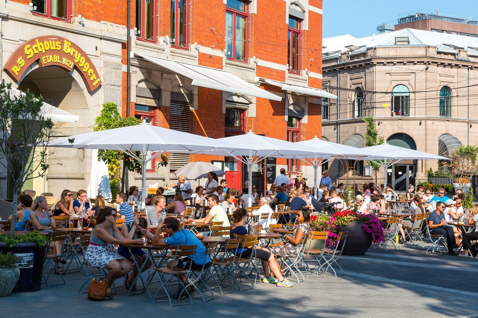 Det yrende cafelivet på Løkka er heller ikke langt unna. Hit rusler du på under 15 minutter. En stor favoritt hos mange er Tratoria Popolare - en vaskeekte italiensk restaurant nederst på Løkka med populær uteservering på sommerstid. Galleribilde