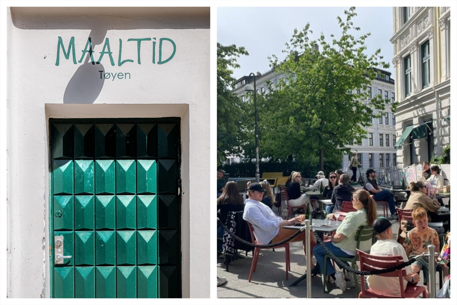 Maaltid er nabolagsrestauranten på Sørli plass. Her får du økologiske, sesongbaserte råvarer servert i en herlig atmosfære både inne og ute. Galleribilde