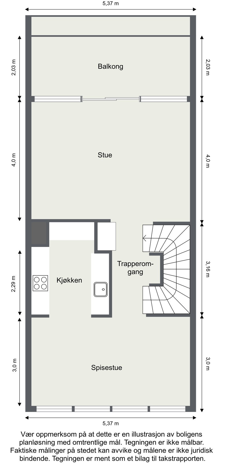 Plantegning 5. etasje Galleribilde