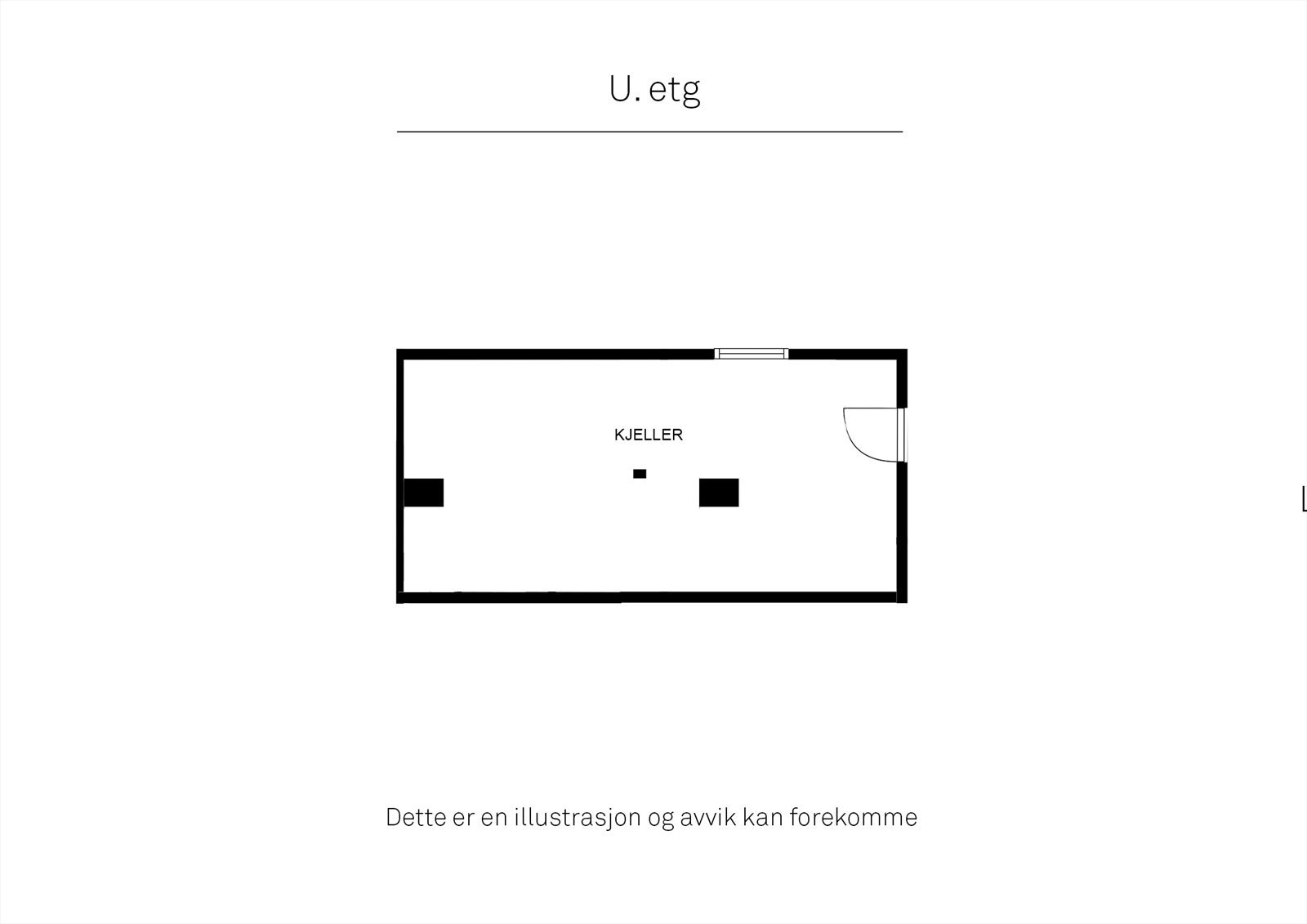 2D planskisse - kjeller Galleribilde