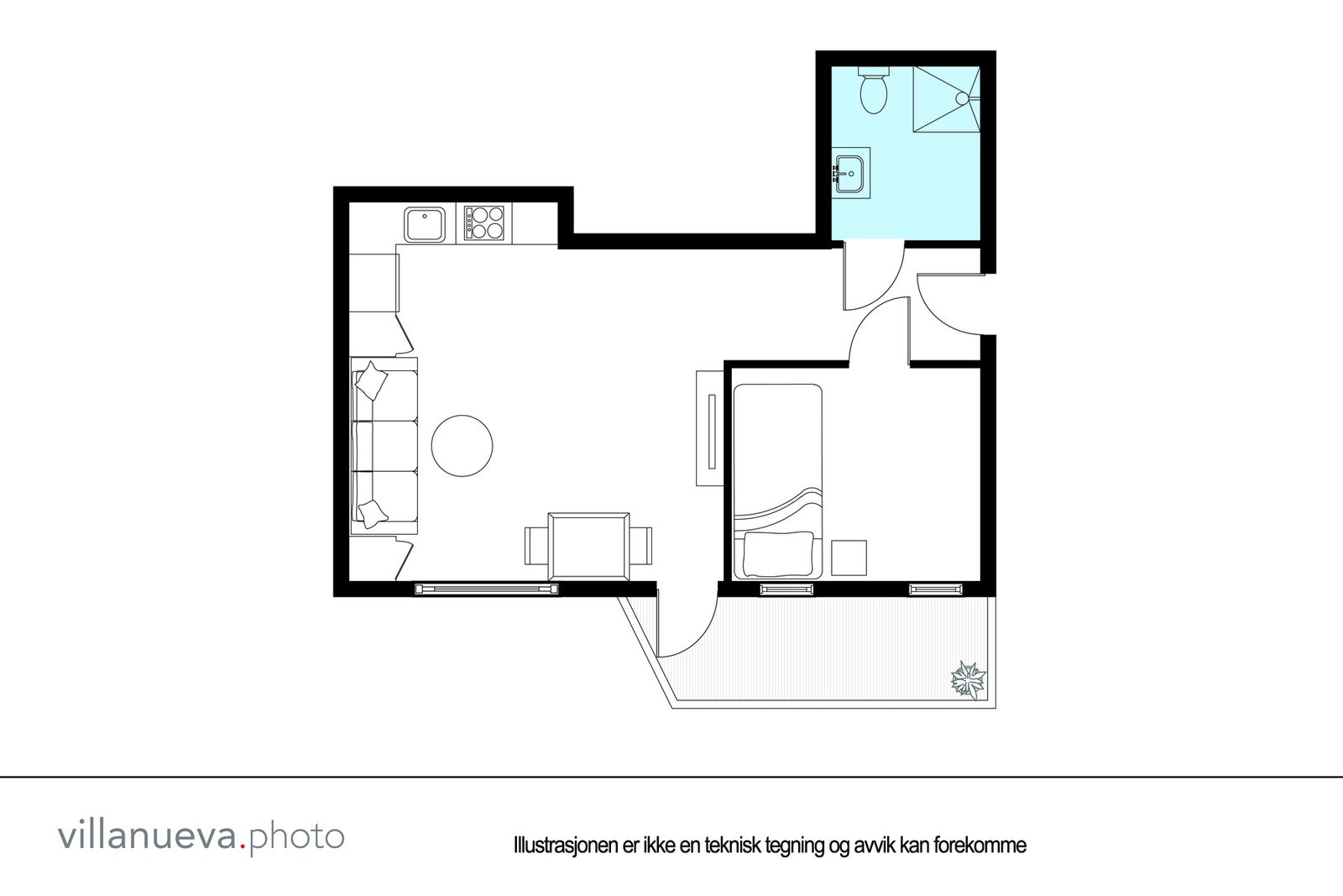 Plantegning. Ikke målbar. Galleribilde
