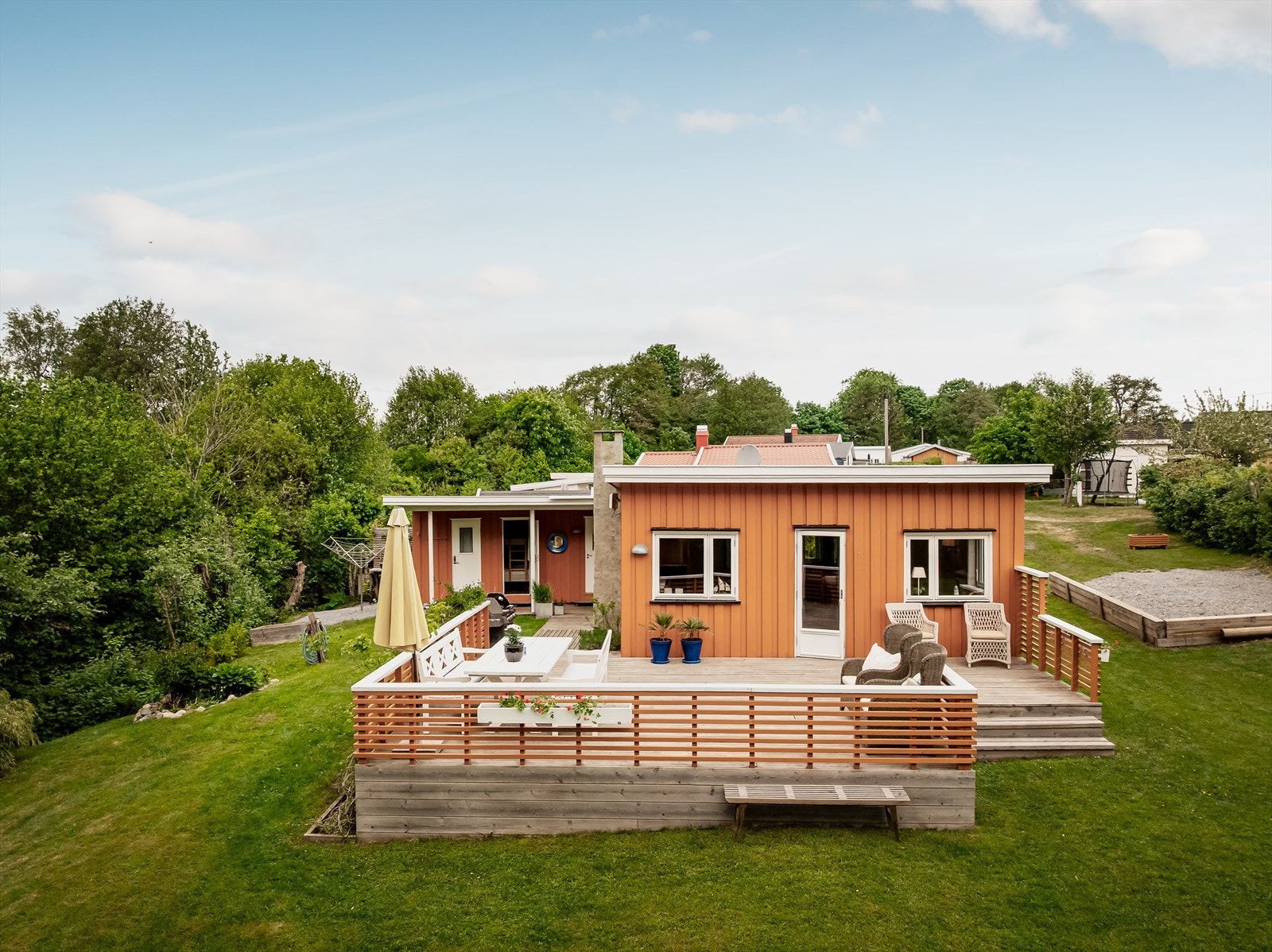 Velkommen til Søndre Nalumvei 78 - Sjarmerende, solrik og usjenert hytte eiendom kun 320 meter fra strand og sjø Galleribilde