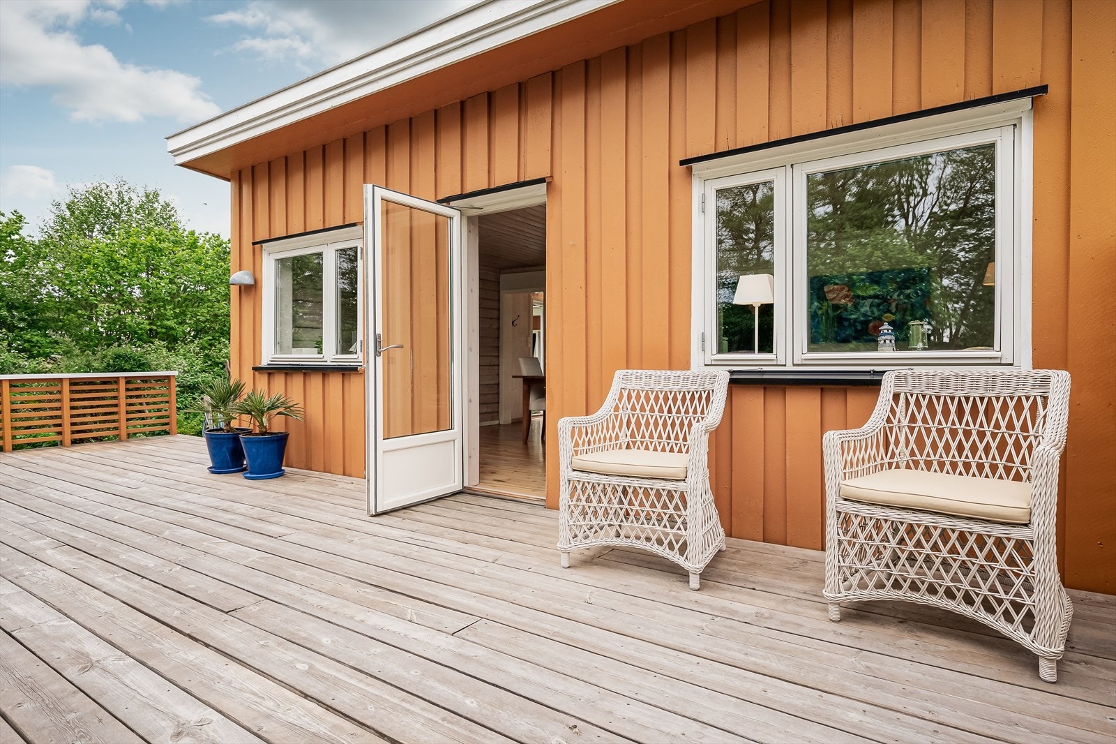 Stor deilig veranda Galleribilde