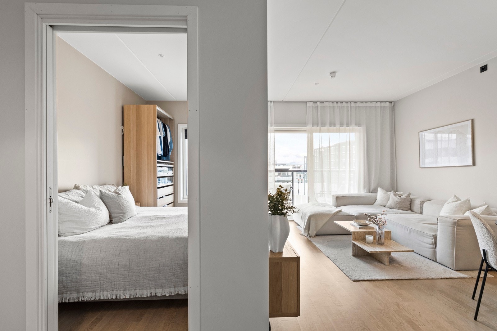 Boligens areal er godt utnyttet med smarte løsninger. Galleribilde