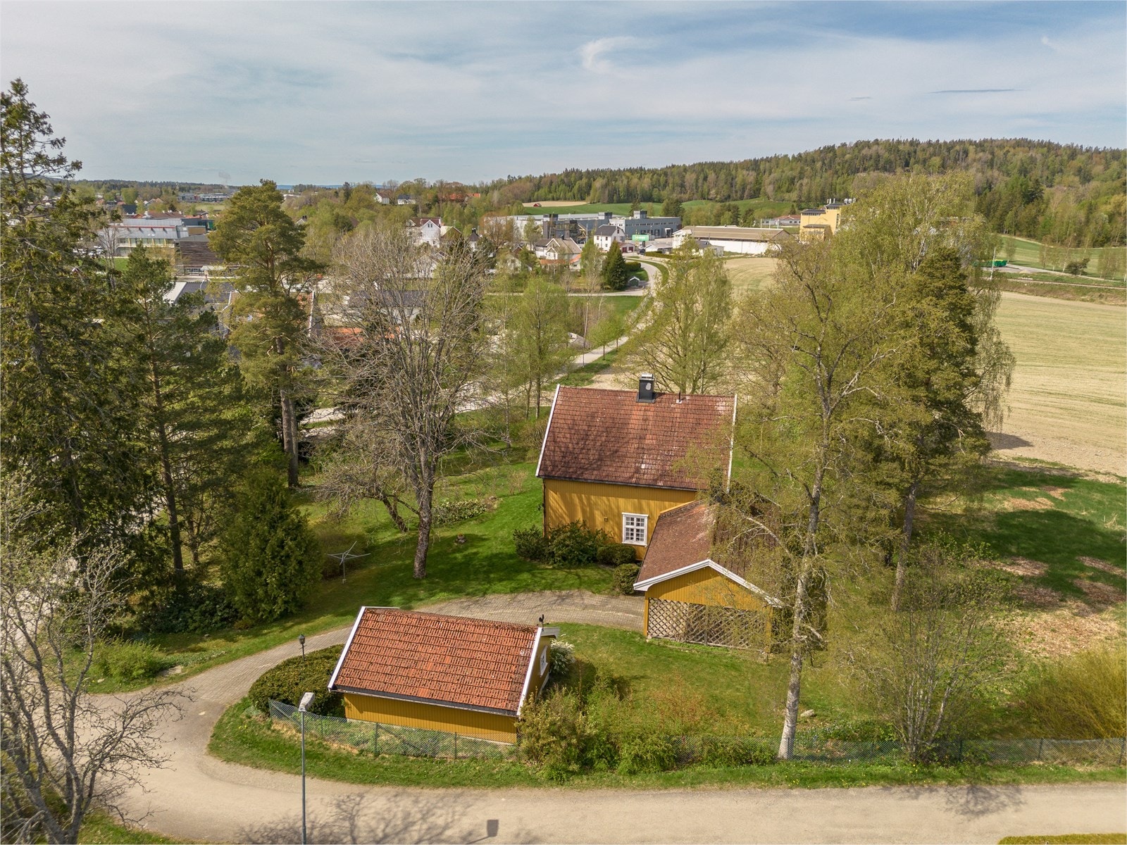 Dronefoto. Galleribilde