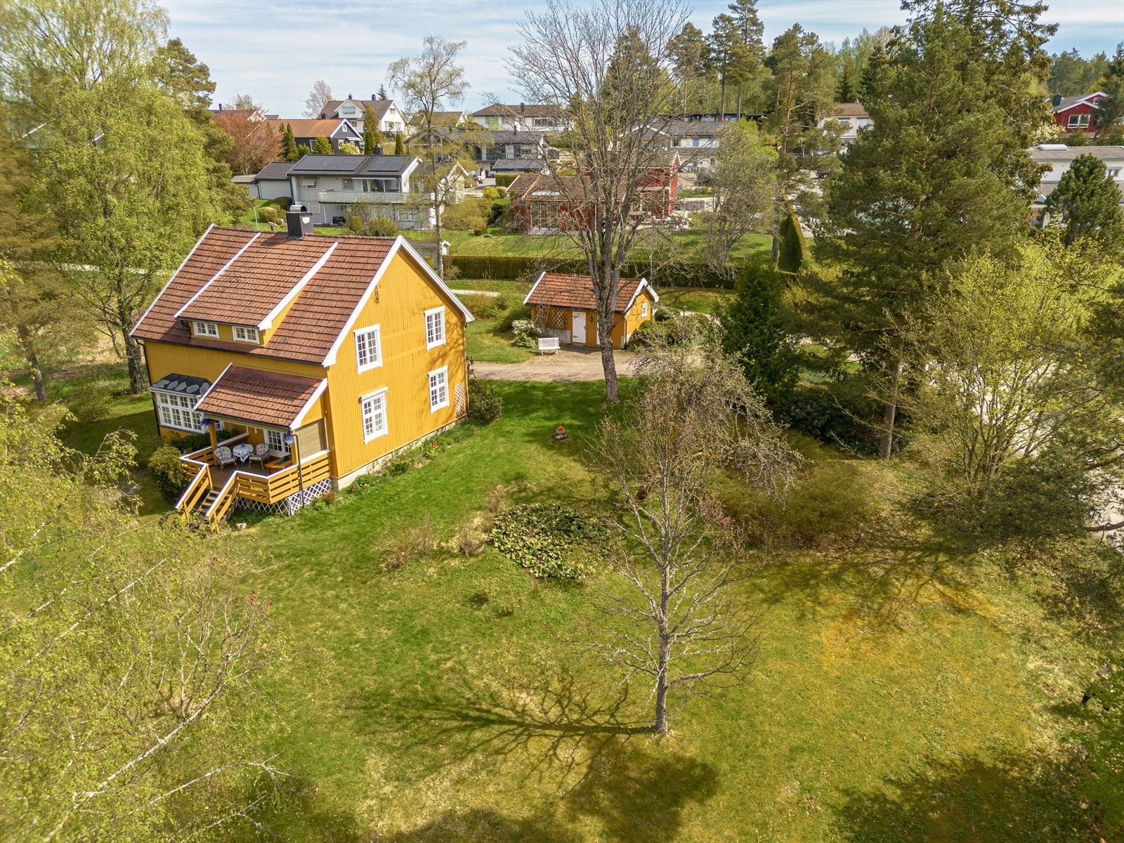 Dronefoto. Galleribilde