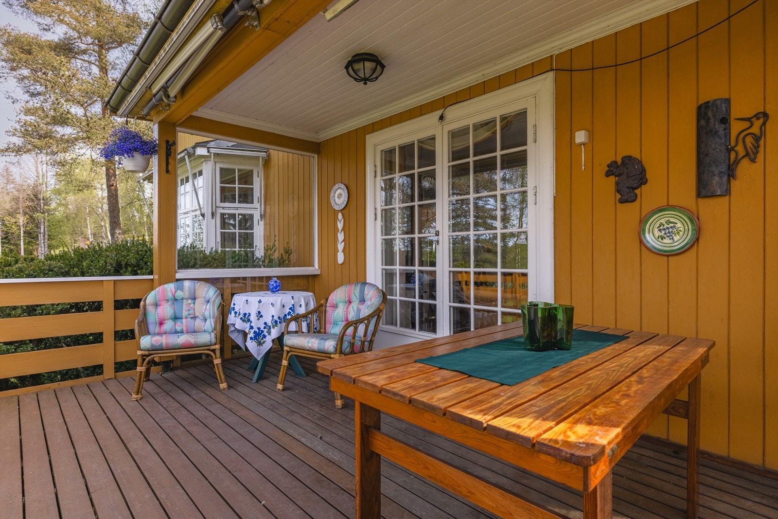 Vestvendt terrasse på ca. 13 kvm. Galleribilde