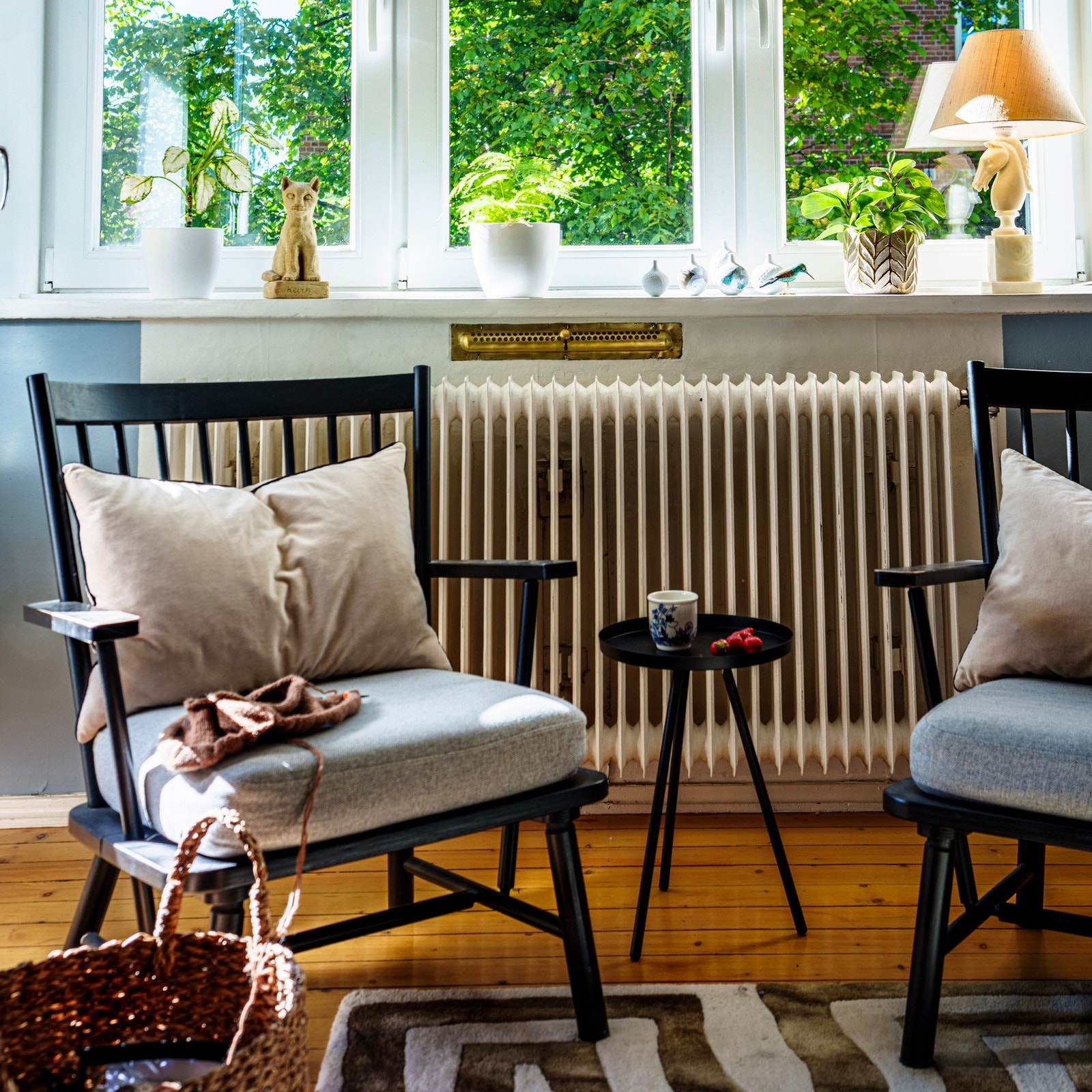 God plass til sofagruppe og TV- løsning. Galleribilde