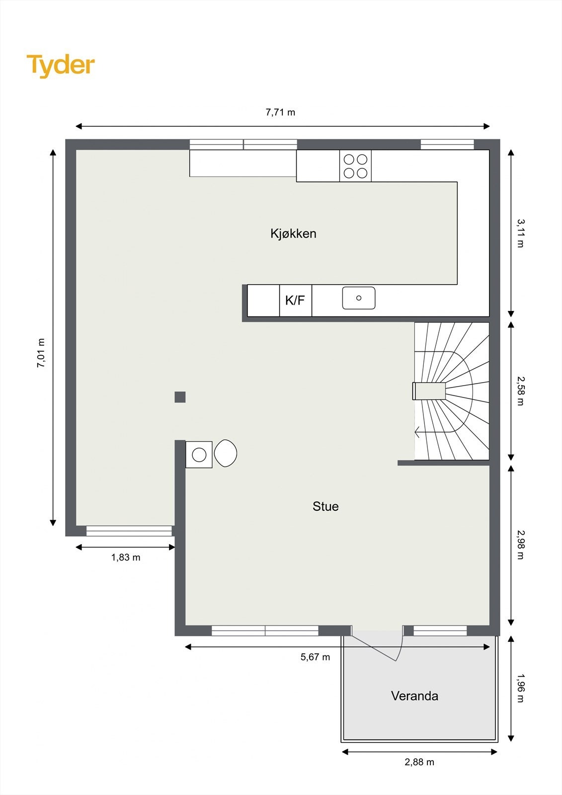 Plantegning 2. etasje. Galleribilde