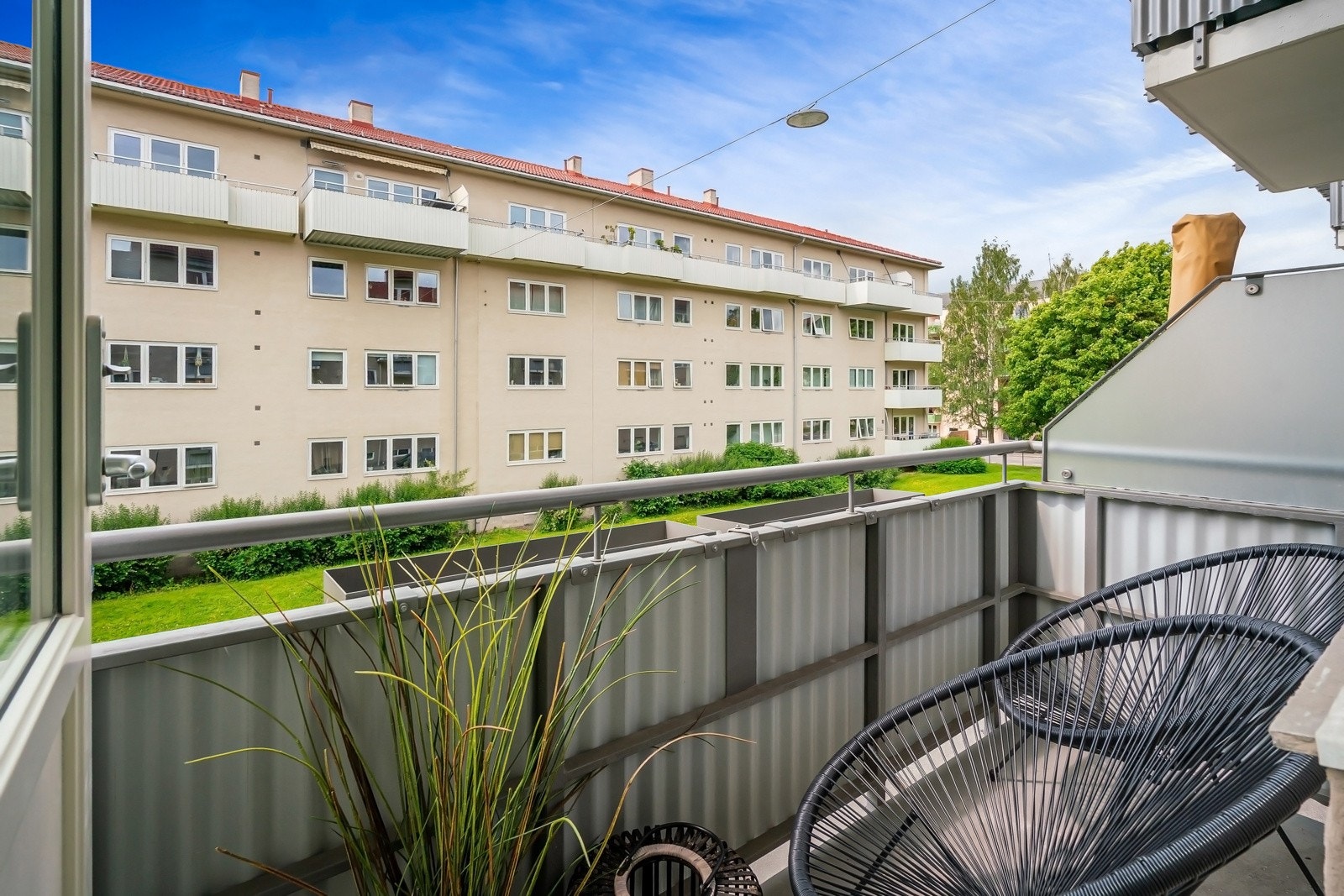 Vestvendt balkong Galleribilde