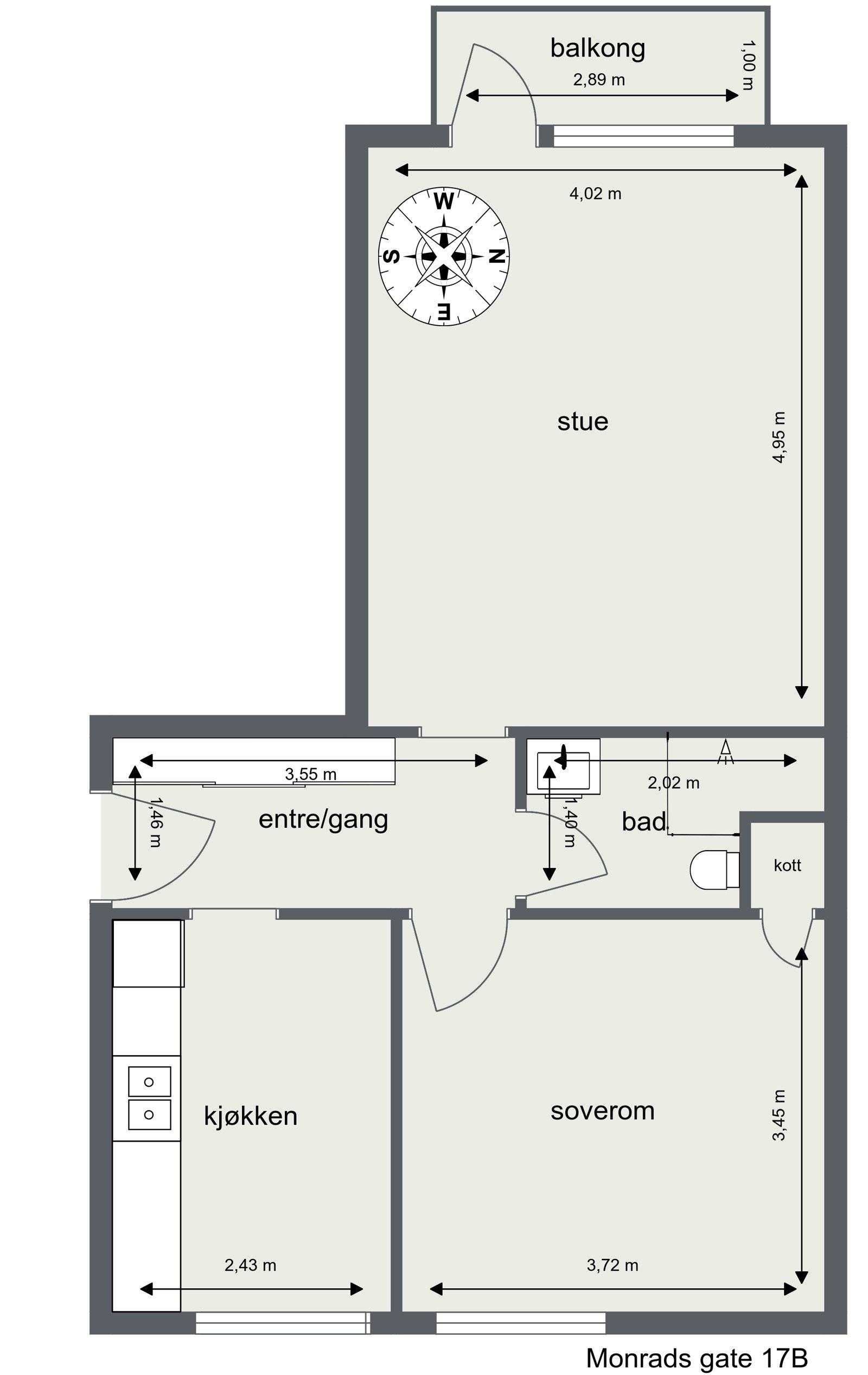 Plantegning Galleribilde