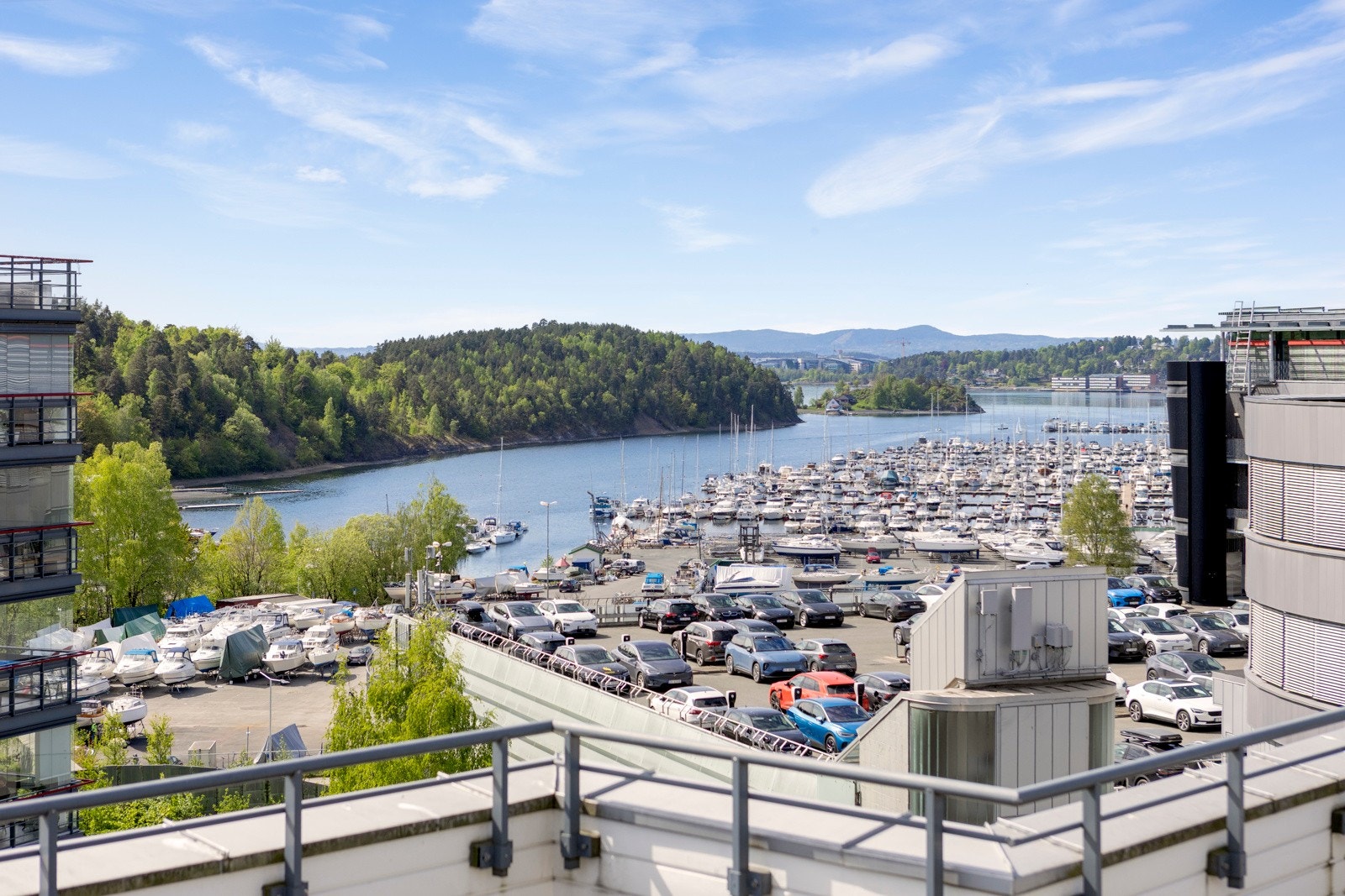 Her er det gode solforhold og nydelig utsikt. Galleribilde