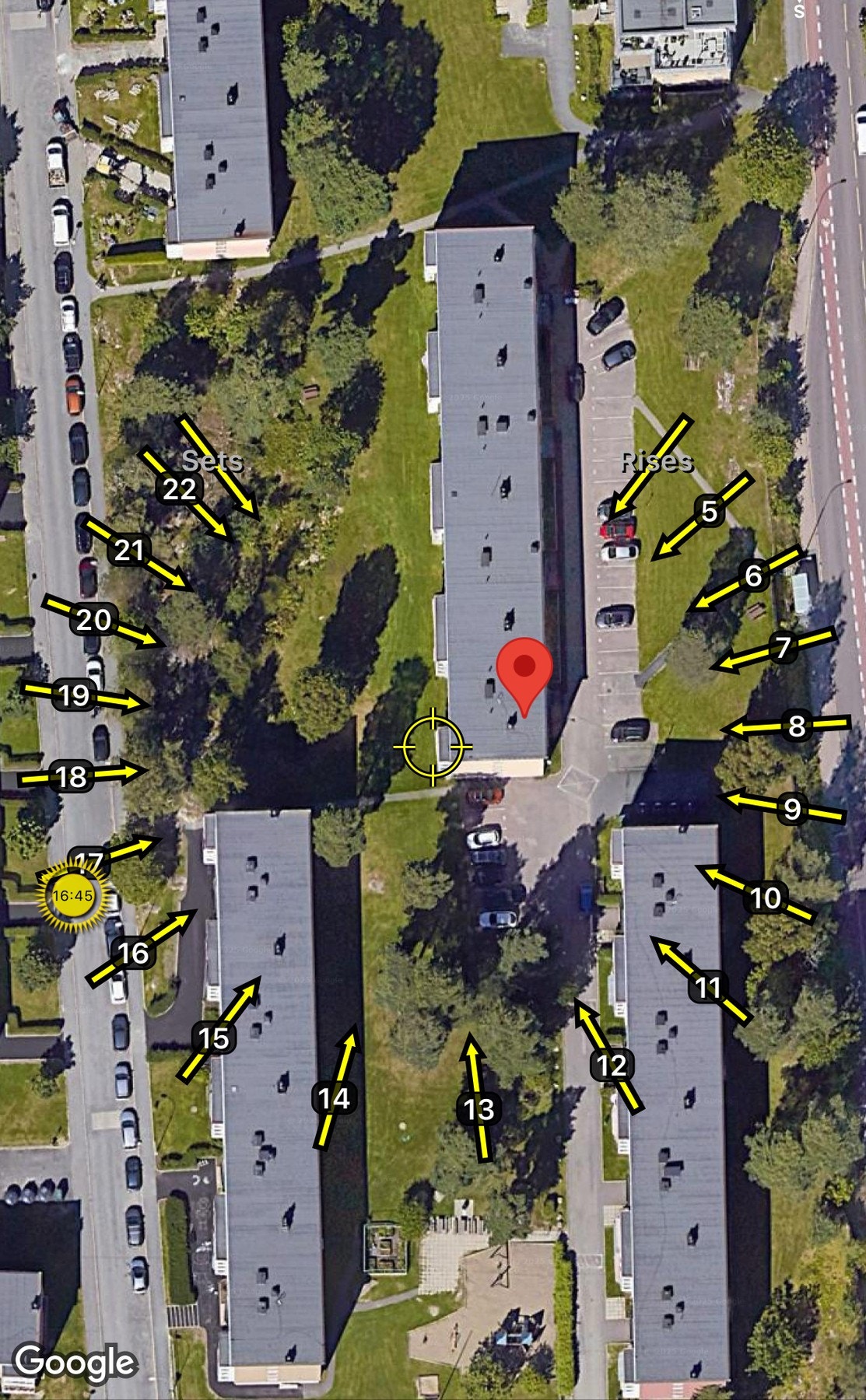 Svært gode solforhold, sommerstid. Galleribilde