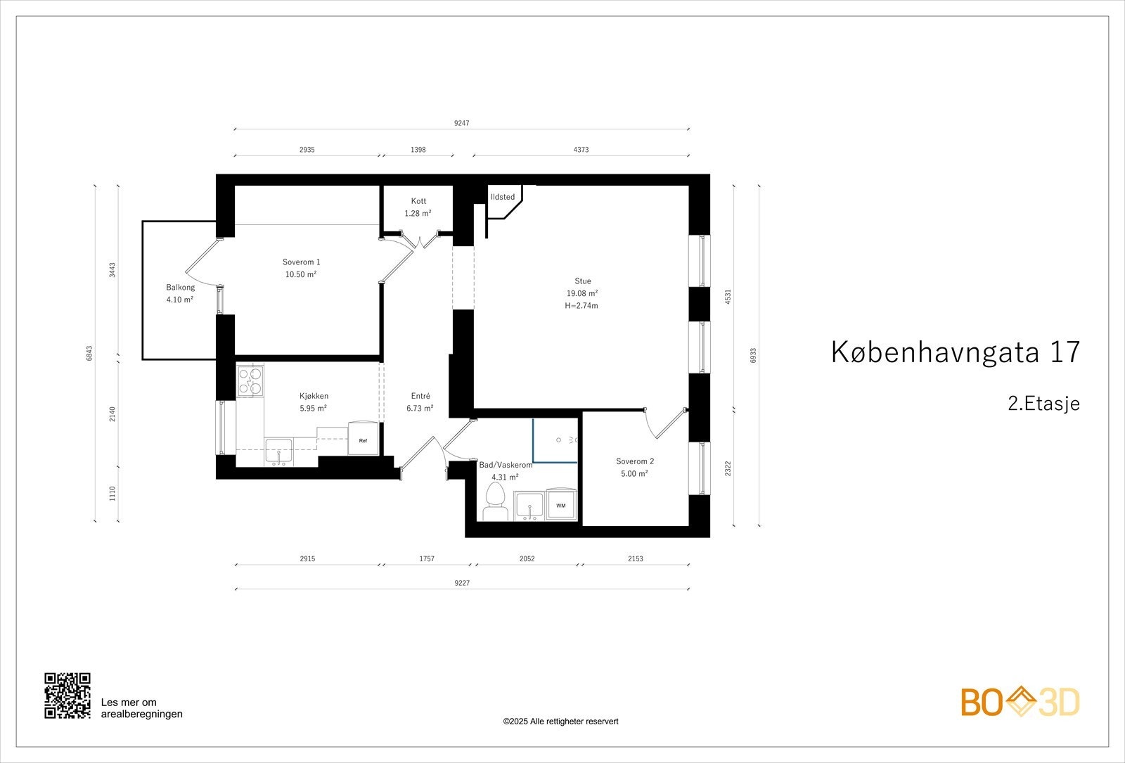 Planskisse. Galleribilde