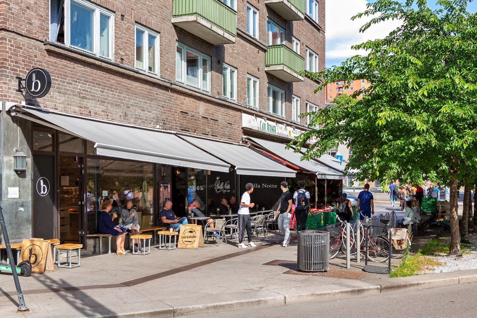 Leiligheten ligger rett ved Carl Berner. Galleribilde