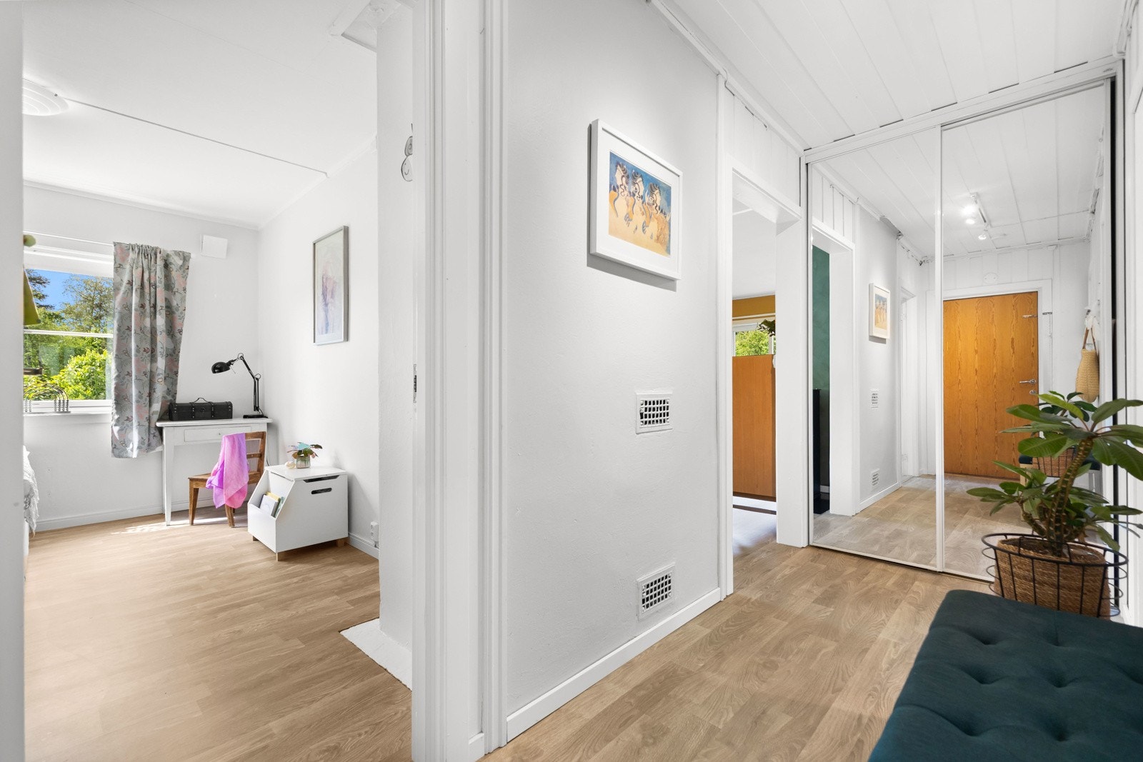 Videre inn på soverom nr 2. Galleribilde