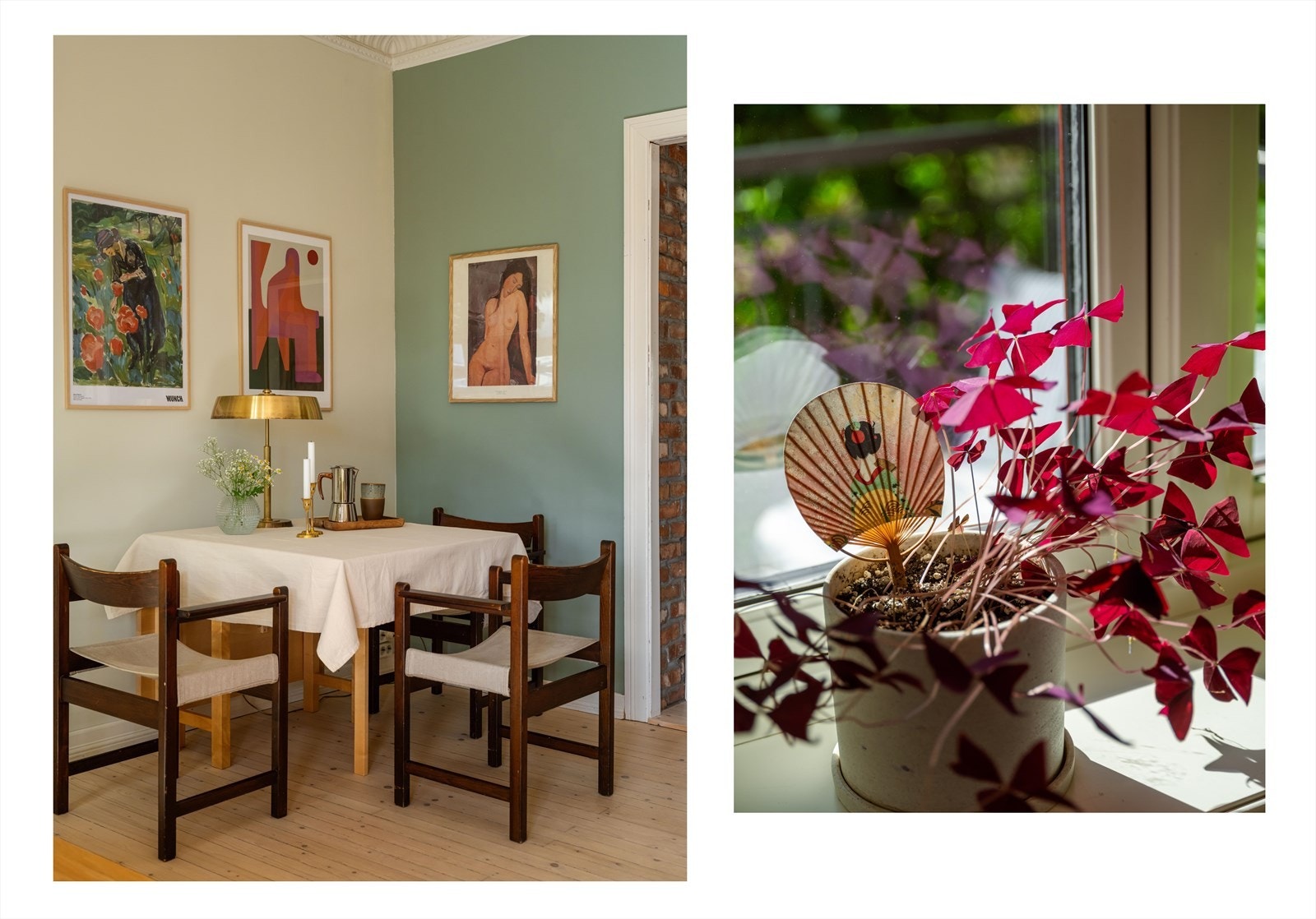 Her ligger alt til rette for å nyte en hyggelig kveld med familie og venner. Galleribilde